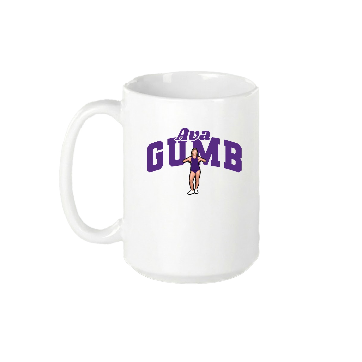 15oz Coffee Mug — Signature Arch in White
