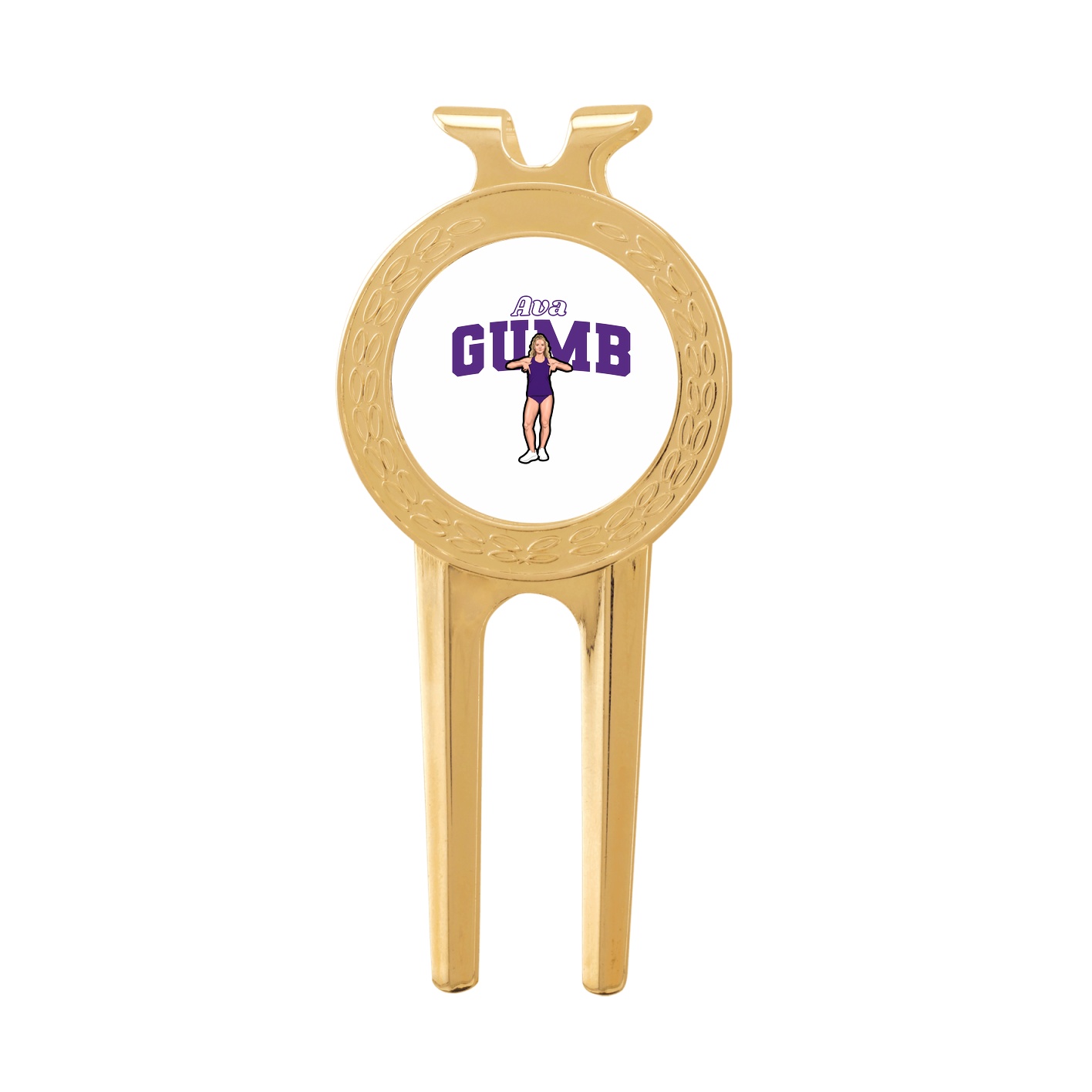 Divot Tool with Ball Marker — Name Arch in Classic