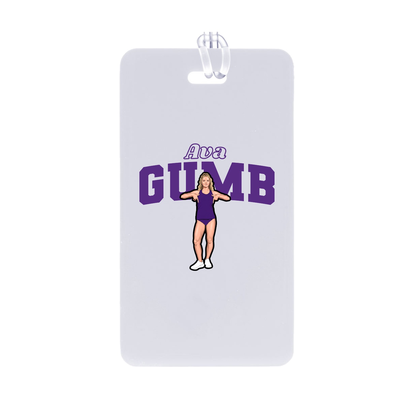 Bag Tag — Name Arch in Classic
