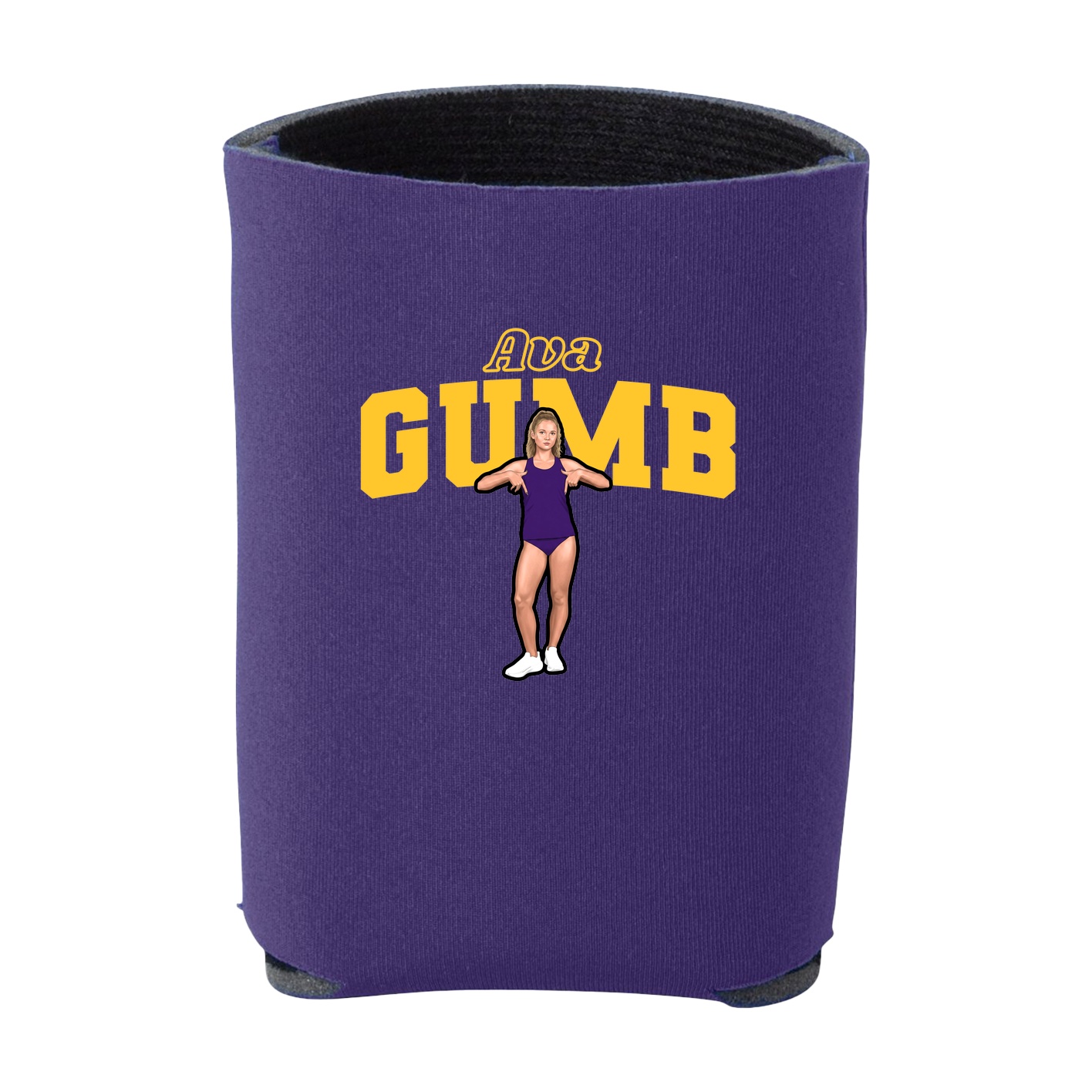 Can Holder — Name Arch in Purple