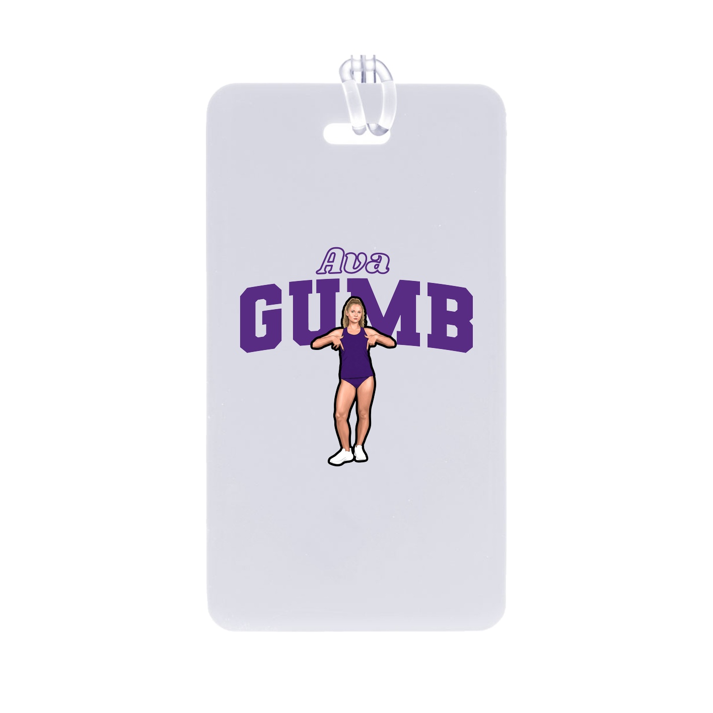 Bag Tag — Name Arch in Classic