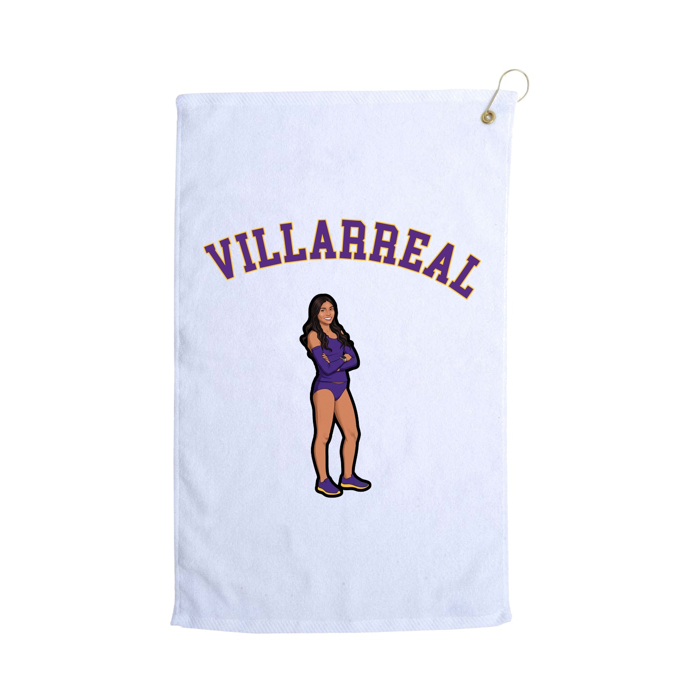 Golf Towel — Shirsey Arch in White