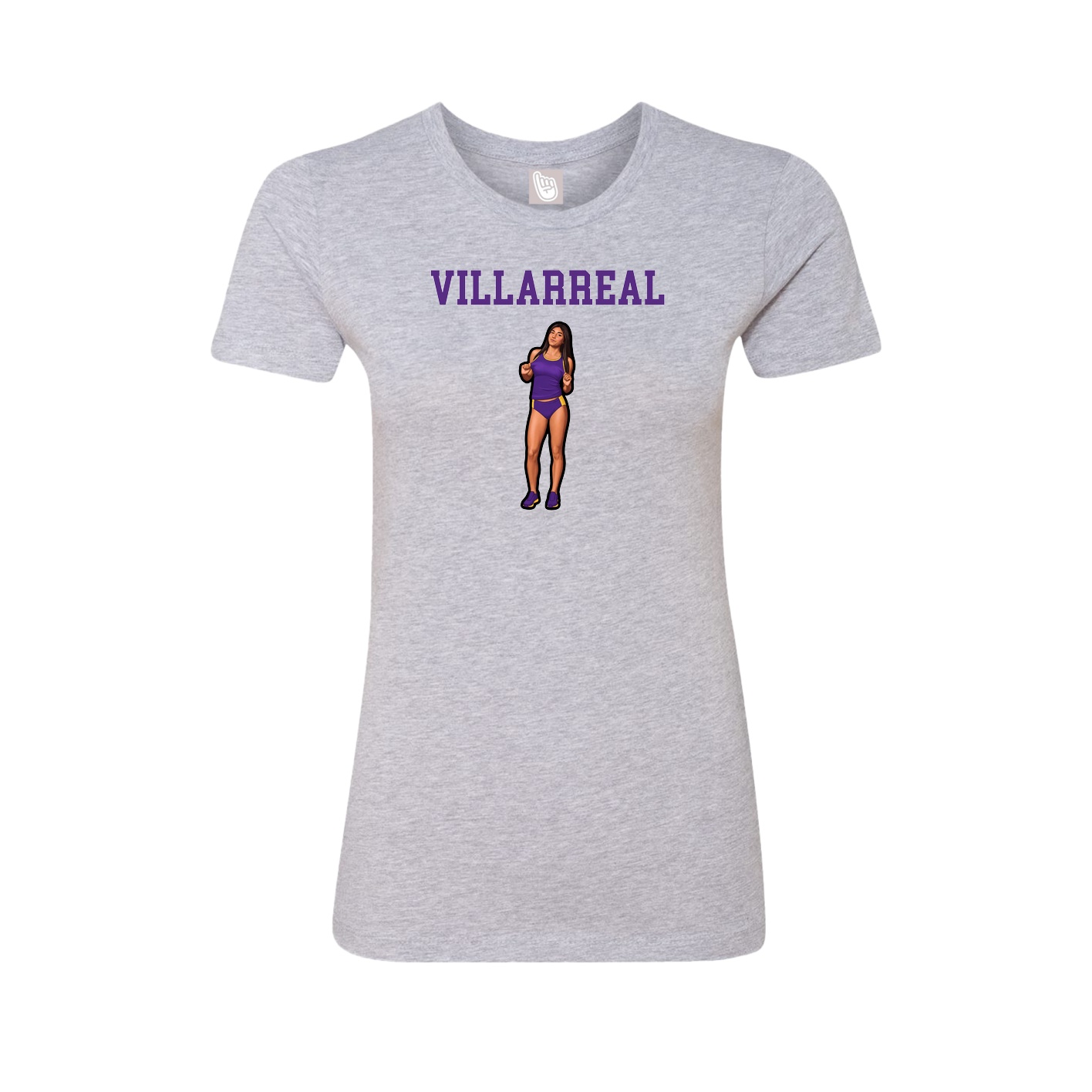 Fitted Women's Tee — Shirsey in Grey