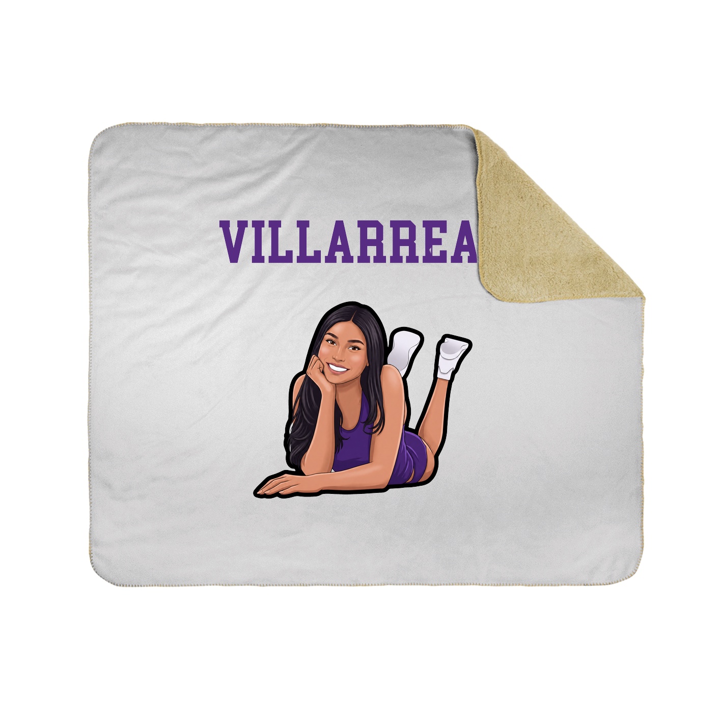 Throw Blanket — Shirsey in White