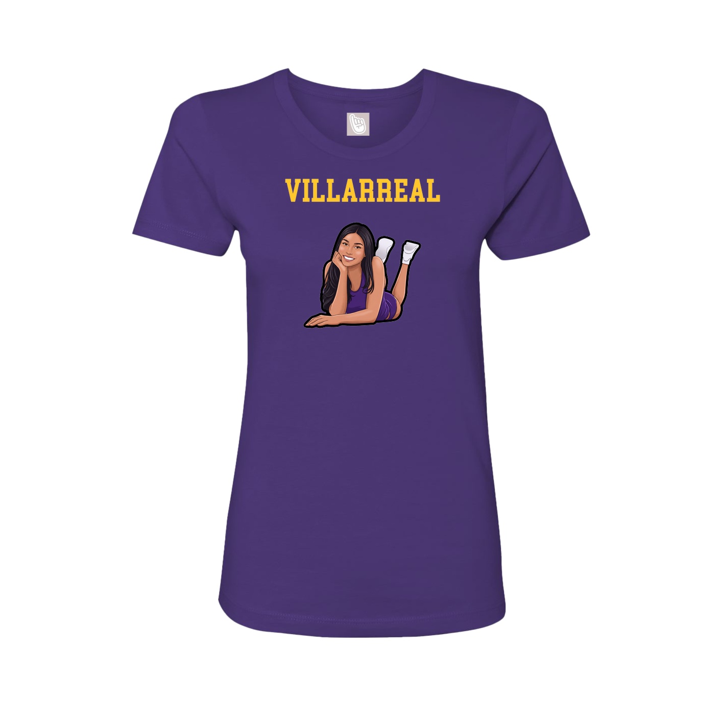 Fitted Women's Tee — Shirsey in Purple