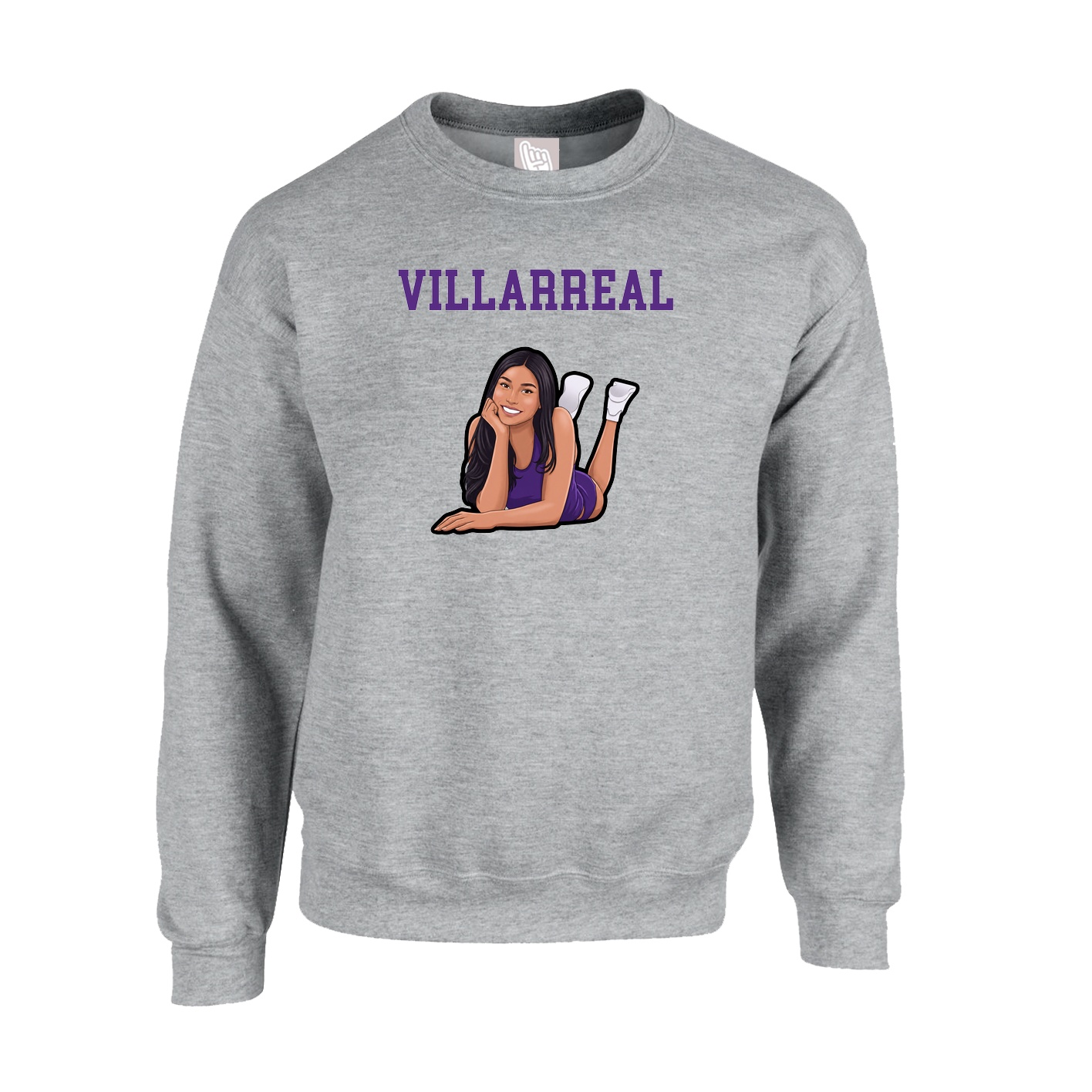 Fleece Crew — Shirsey in Grey