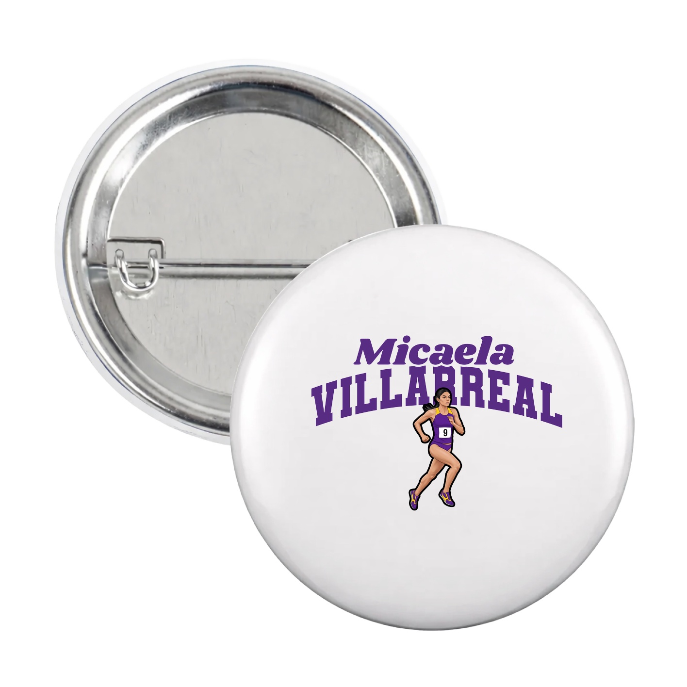 Game Day Button — Signature Arch in White