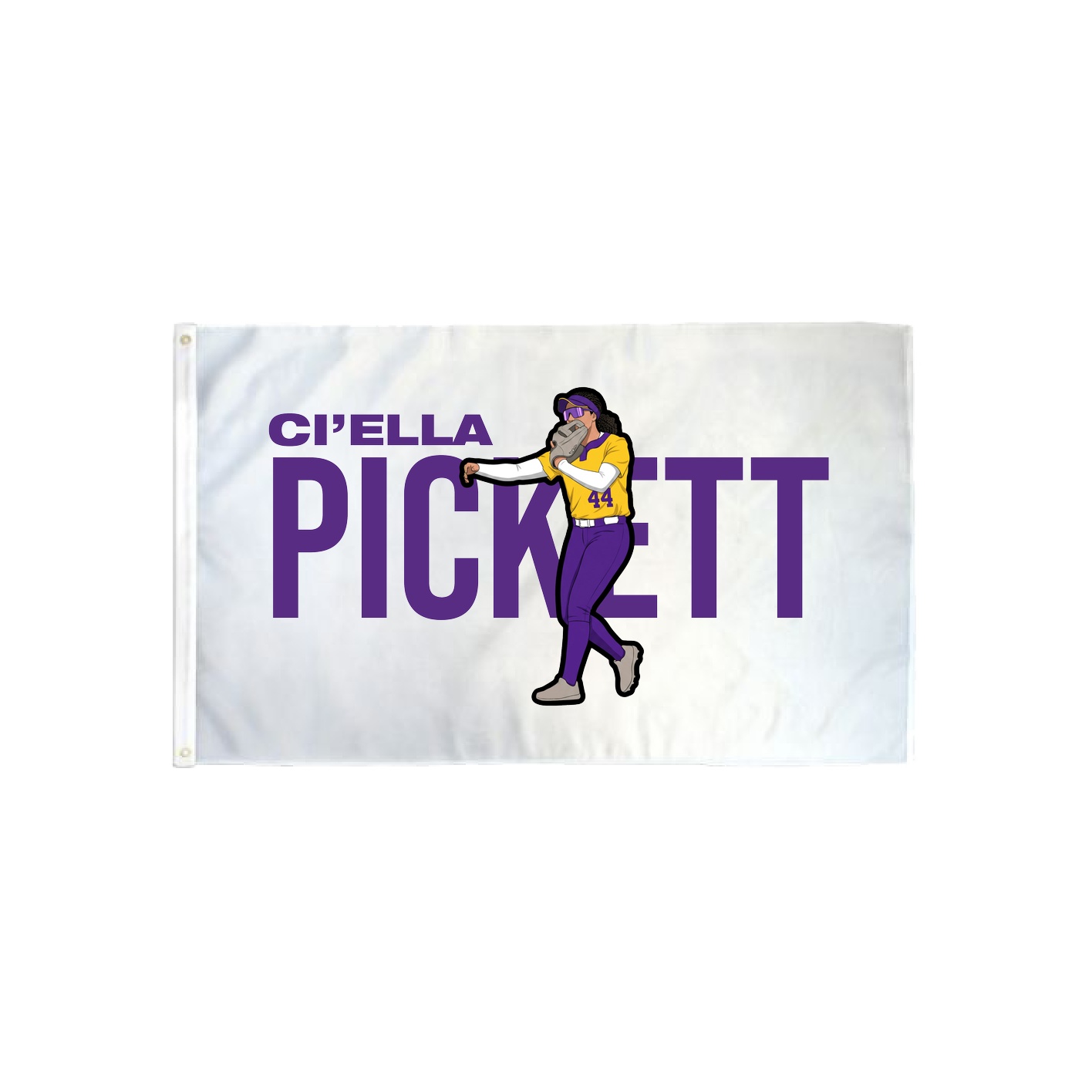 3x5 Flag — Player Name in Classic