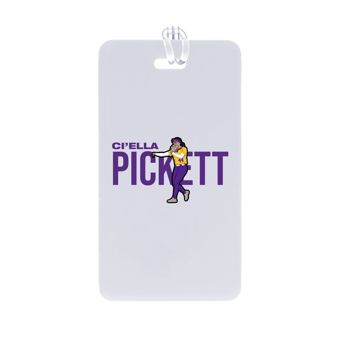 Bag Tag — Player Name in Classic