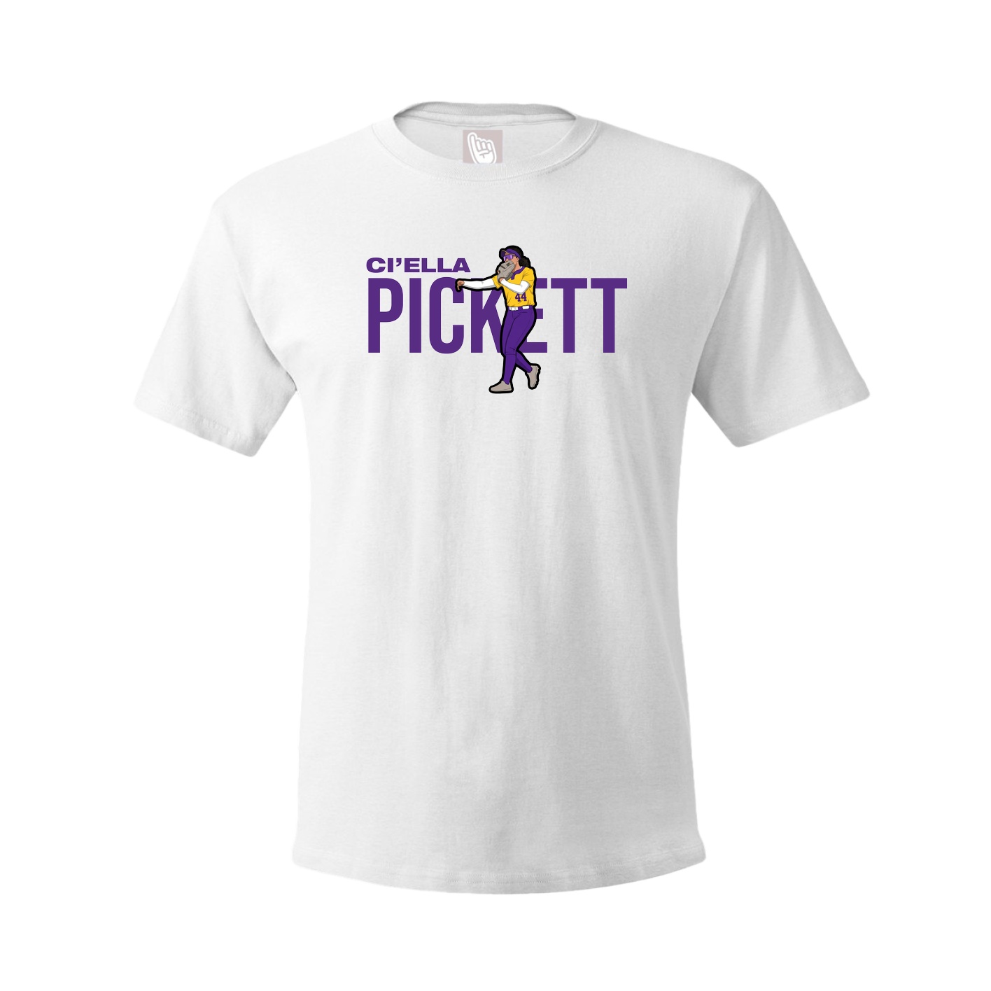 Youth Tee — Player Name in White