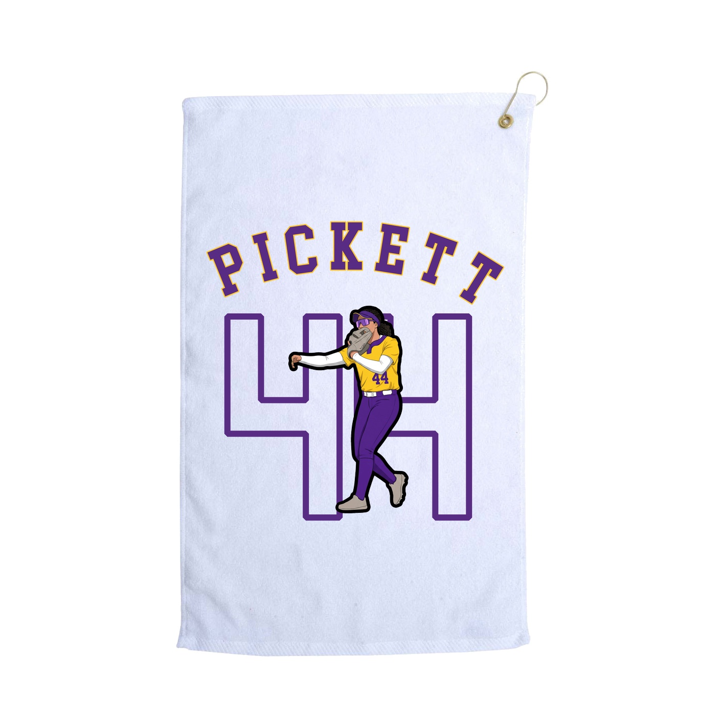 Golf Towel — Shirsey Arch in White
