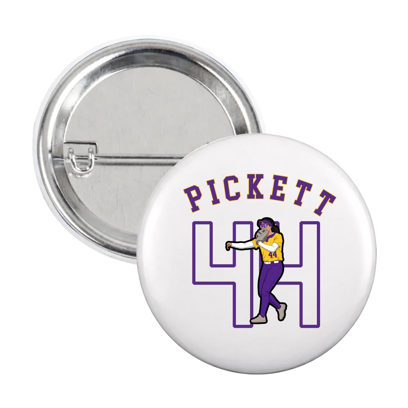 Game Day Button — Shirsey Arch in White