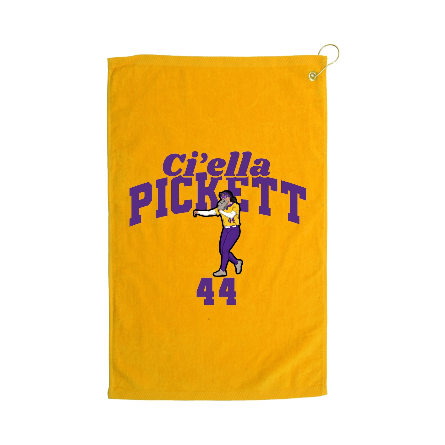 Golf Towel — Signature Arch in Gold