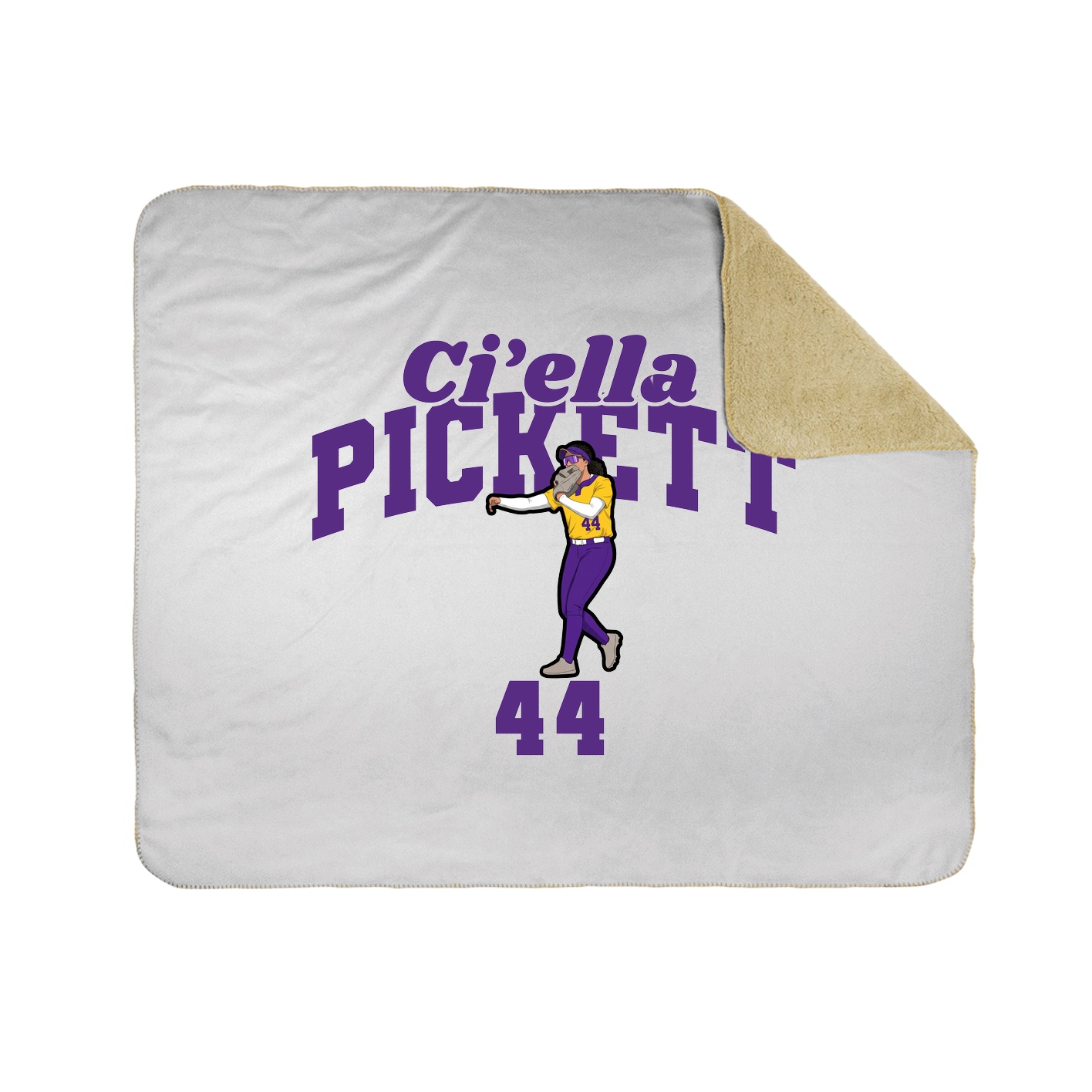 Throw Blanket — Signature Arch in White