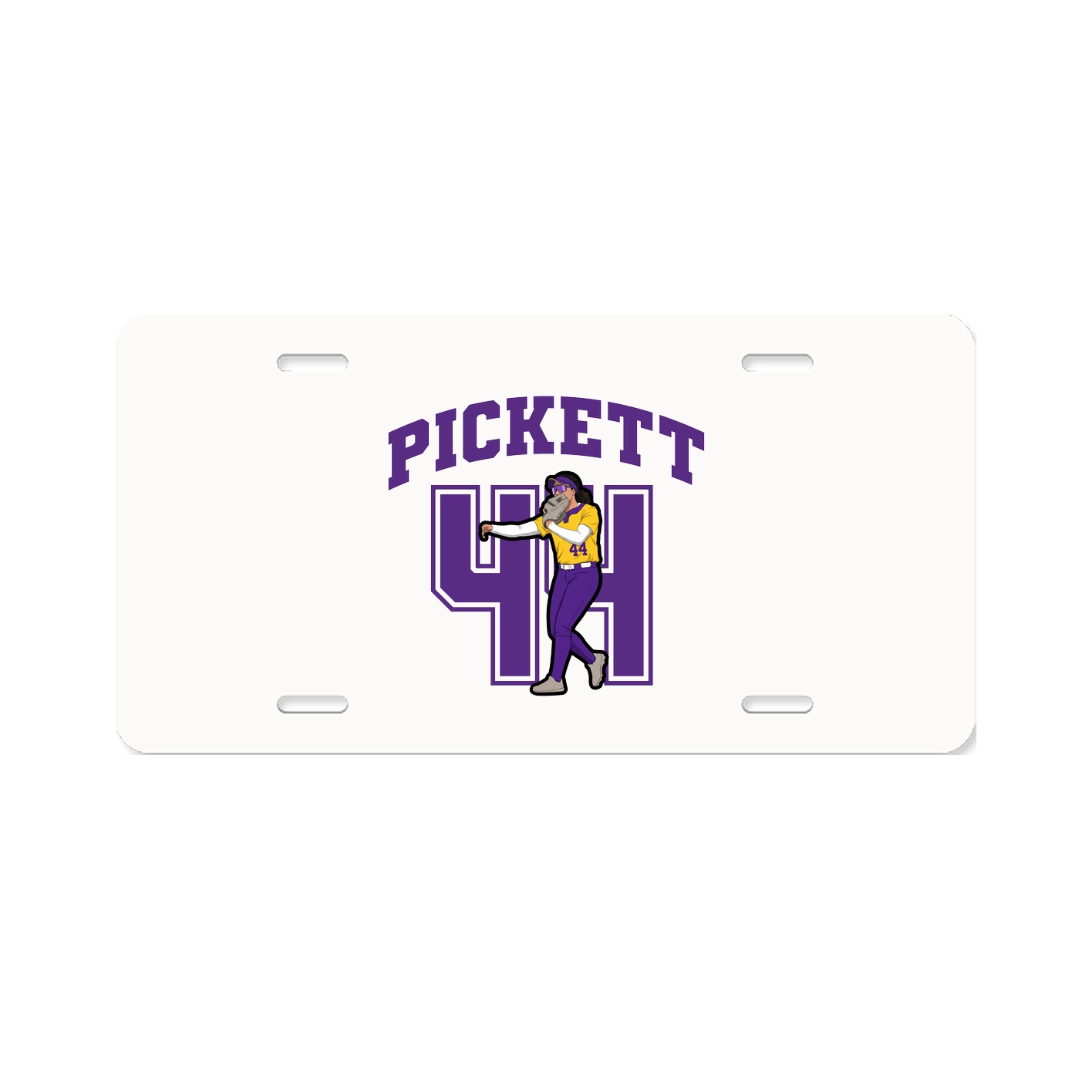 License Plate — Number in Classic