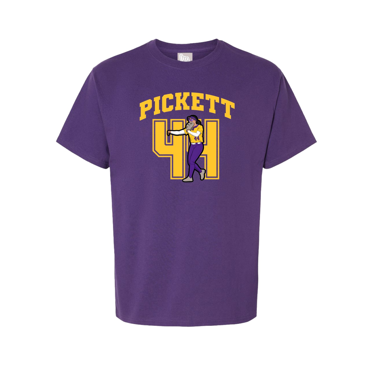 Youth Tee — Number in Purple