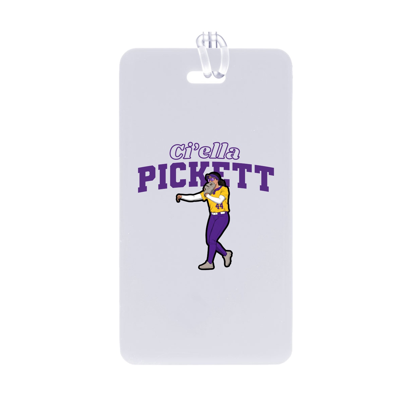 Bag Tag — Name Arch in Classic