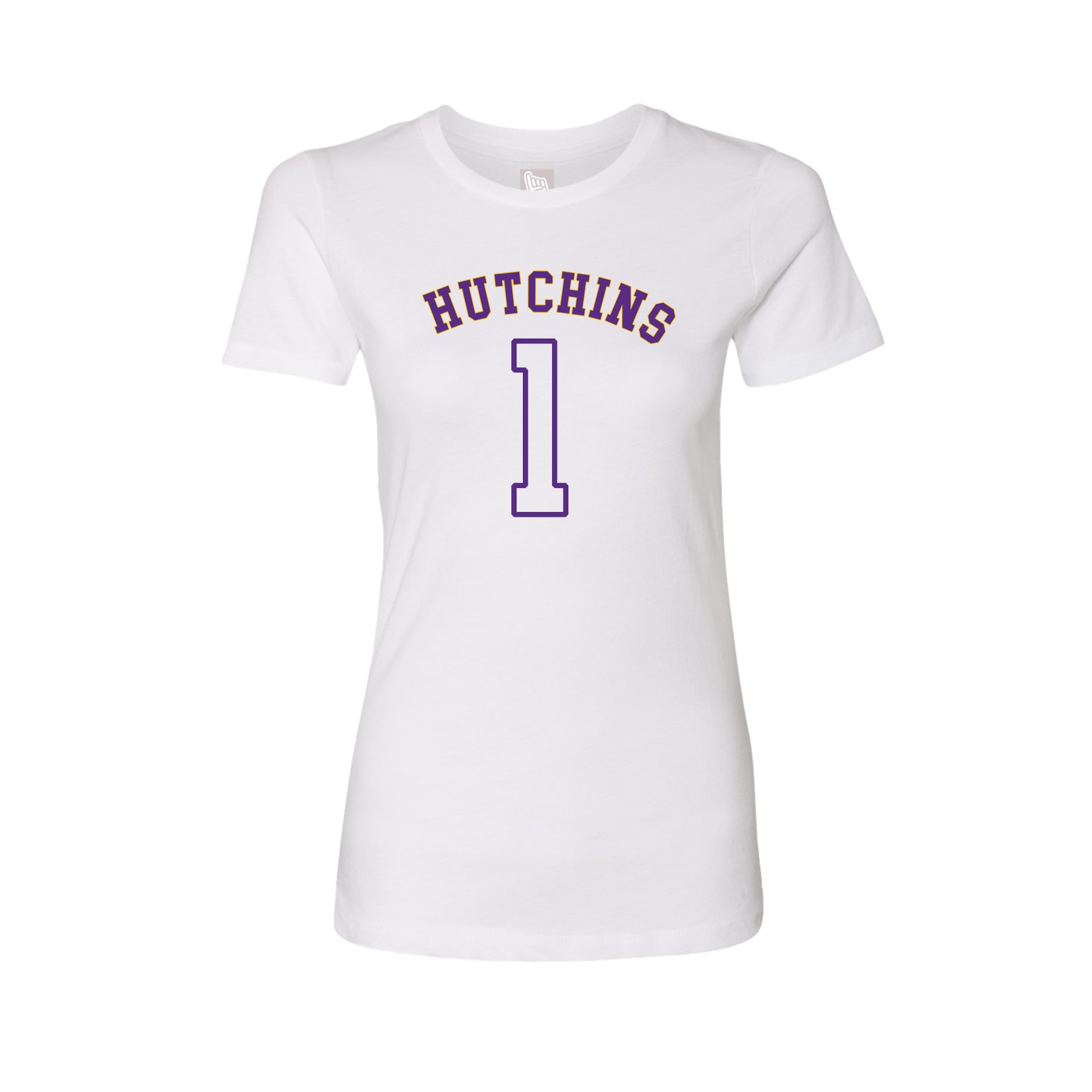 Fitted Women's Tee — Shirsey Arch in White