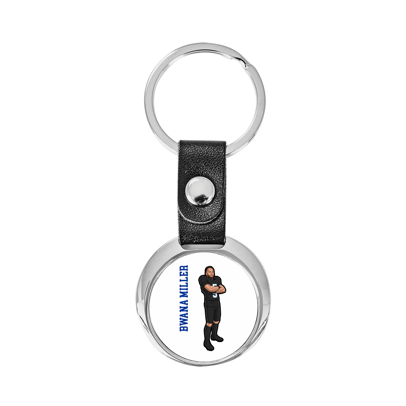 Key Chain — Name Vertical in Classic