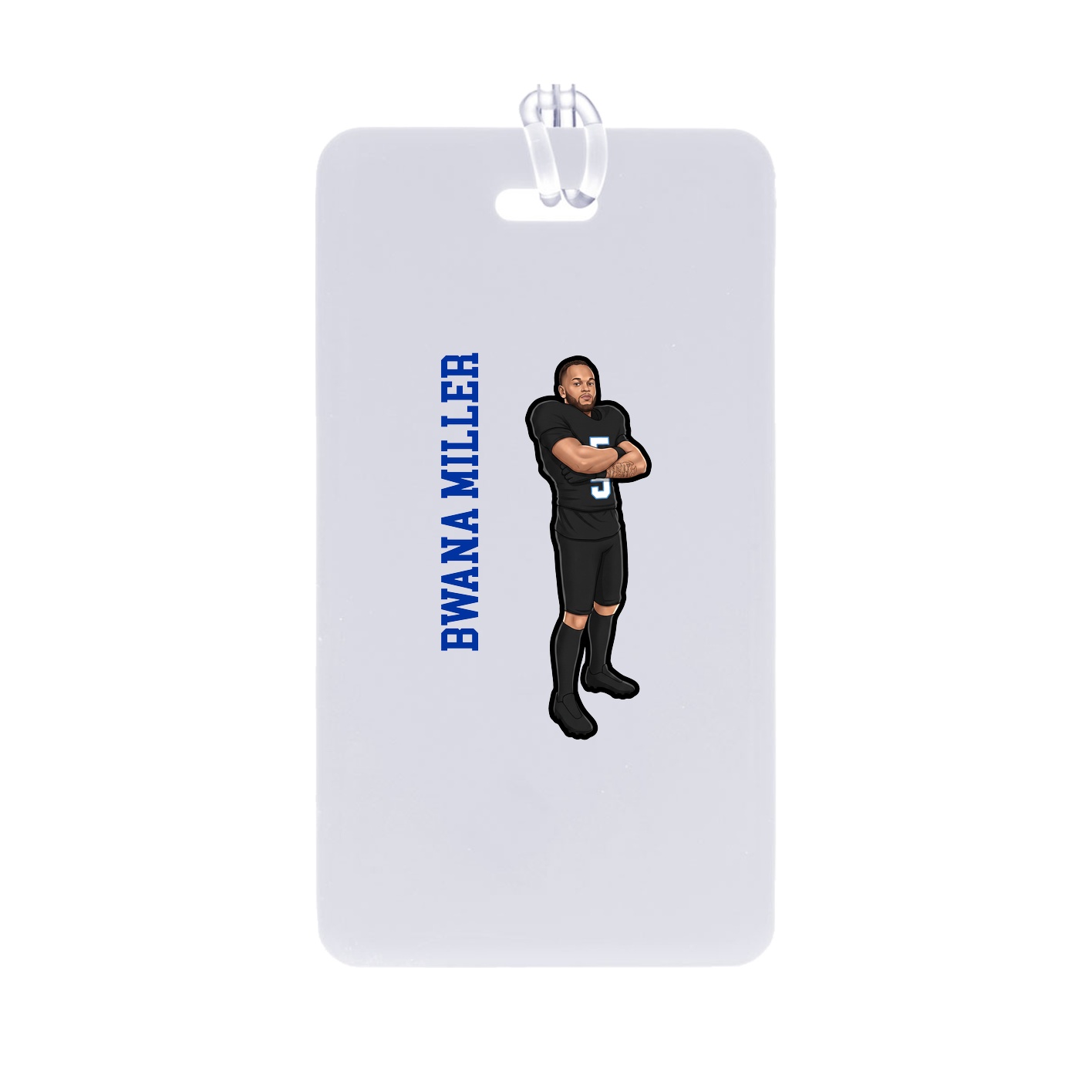 Bag Tag — Name Vertical in Classic