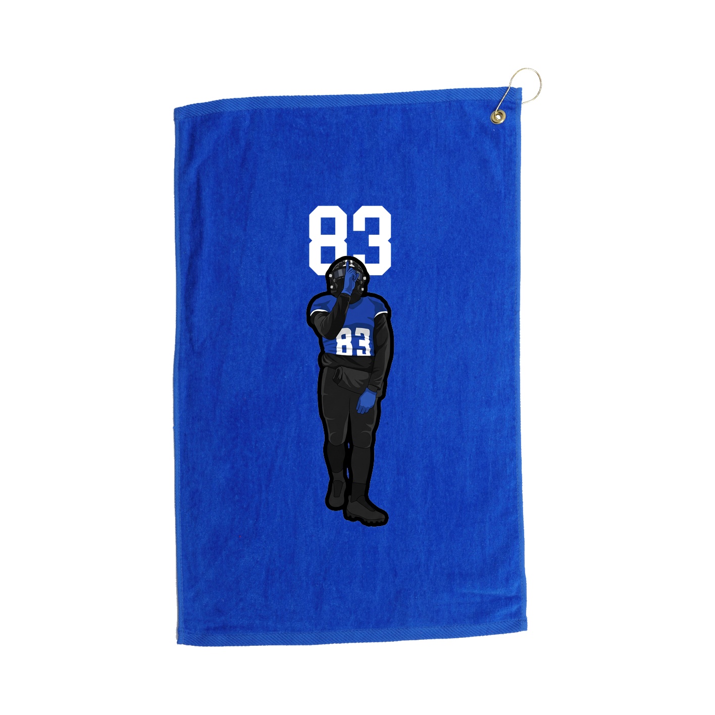 Golf Towel — Number Top in Royal