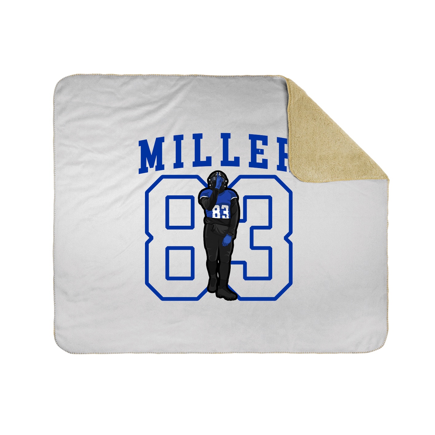 Throw Blanket — Shirsey in White