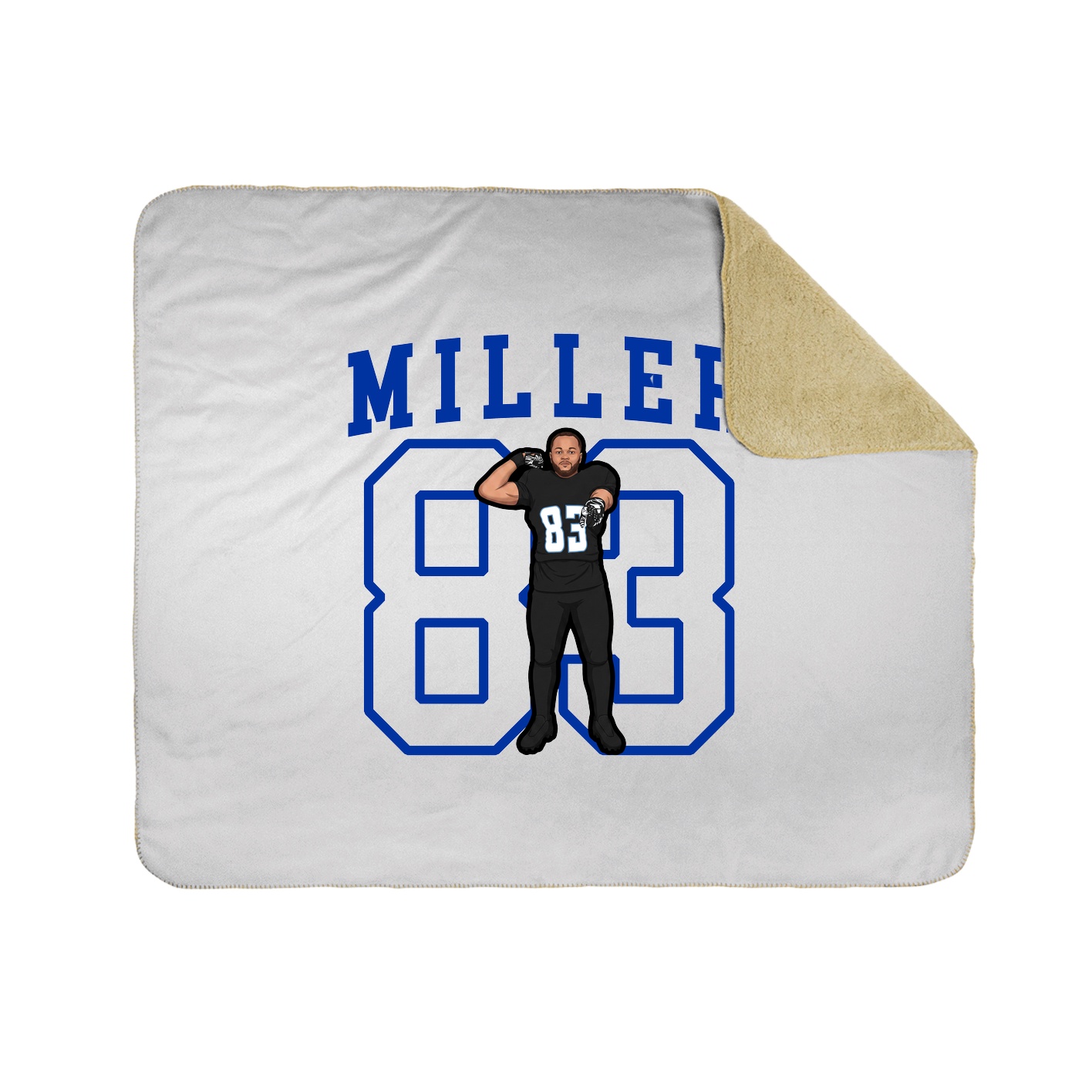 Throw Blanket — Shirsey in White