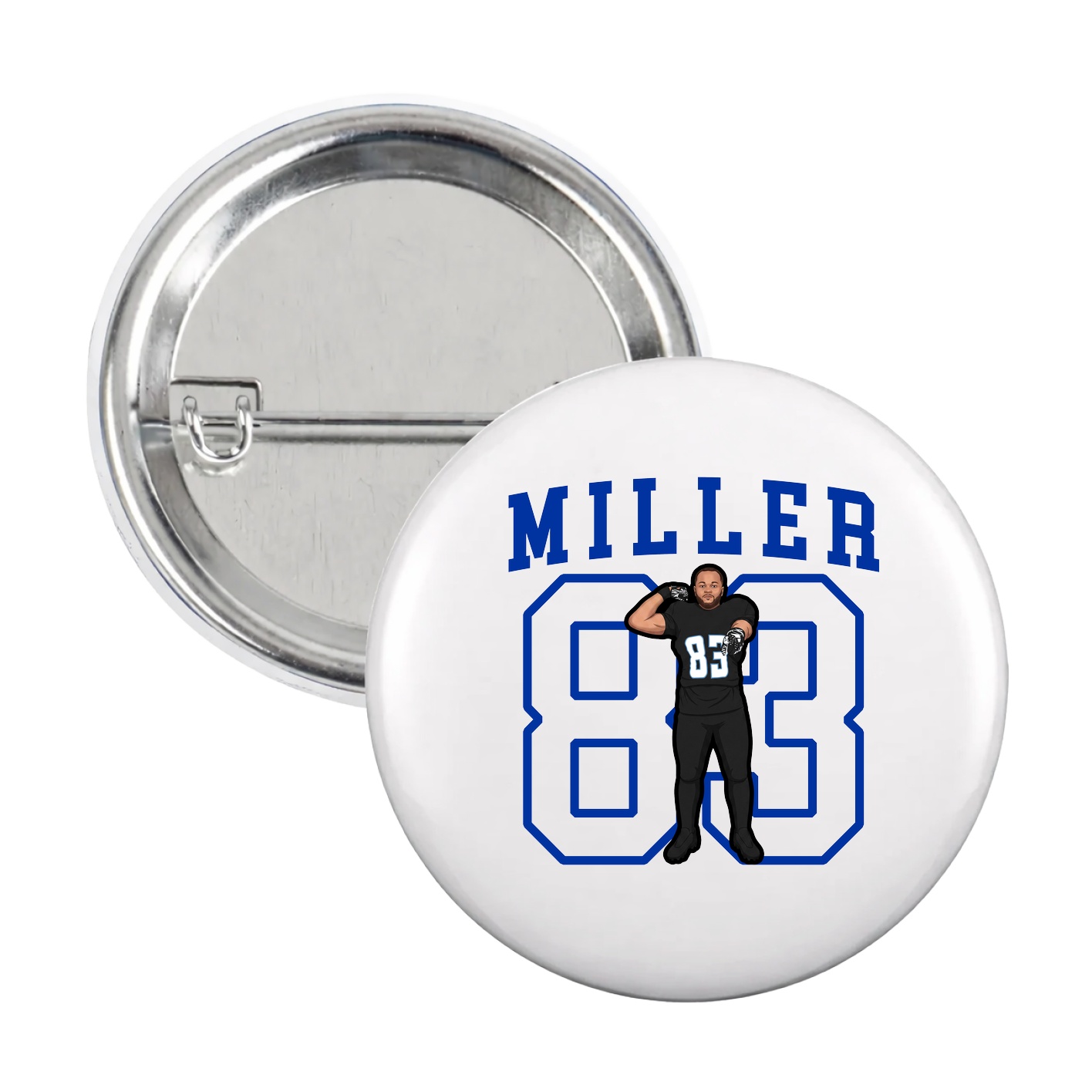 Game Day Button — Shirsey in White