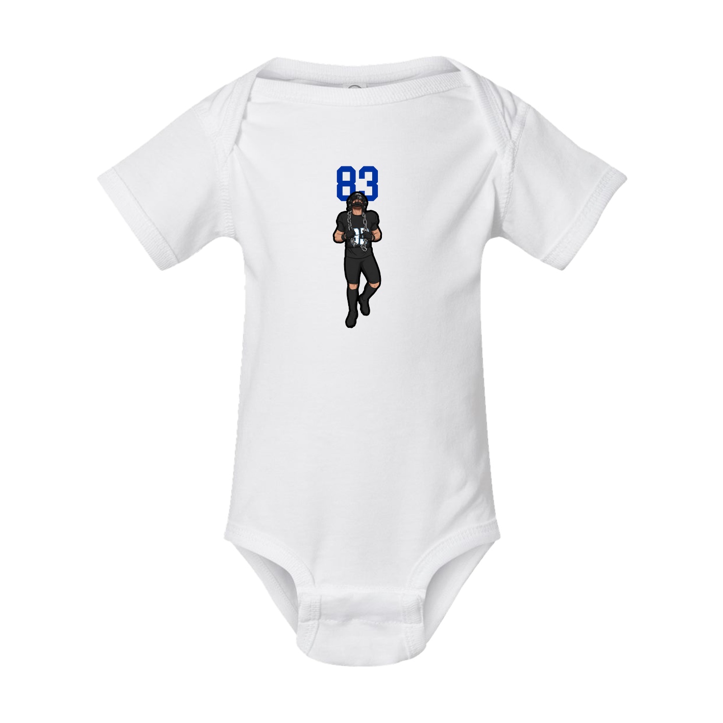 Baby Onesie — Number Top in White