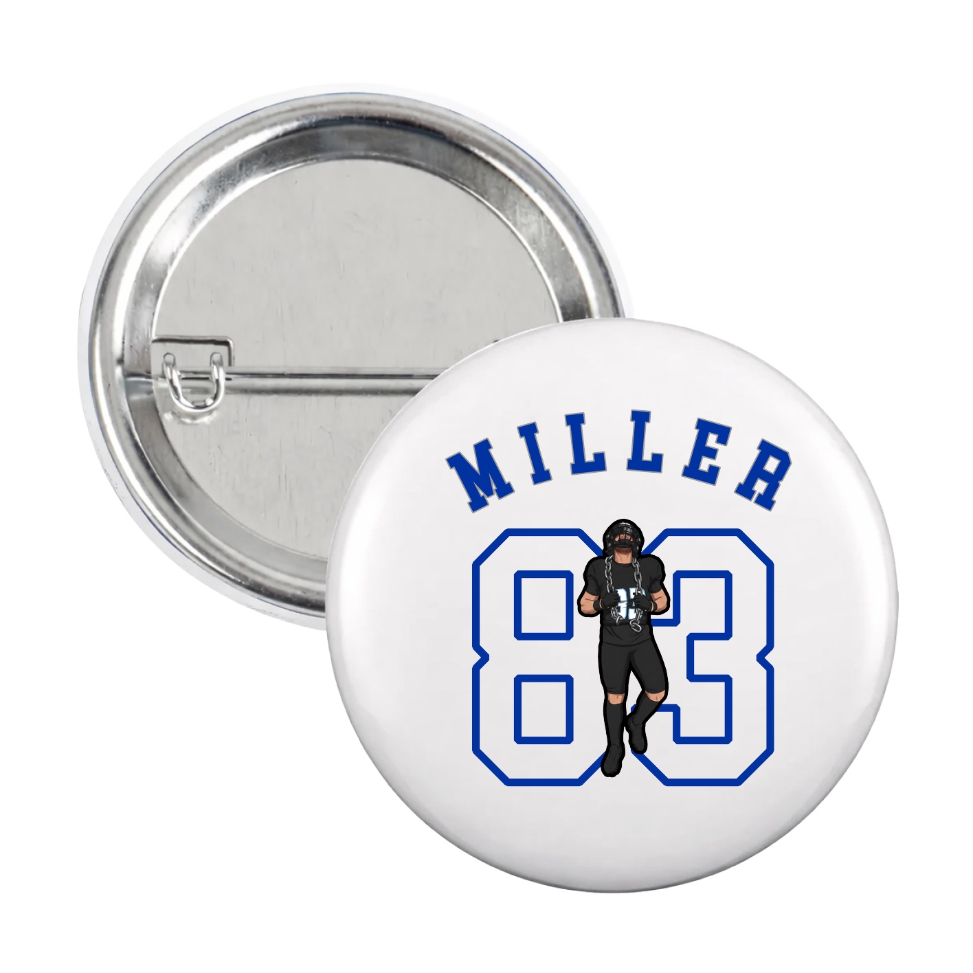 Game Day Button — Shirsey Arch in White