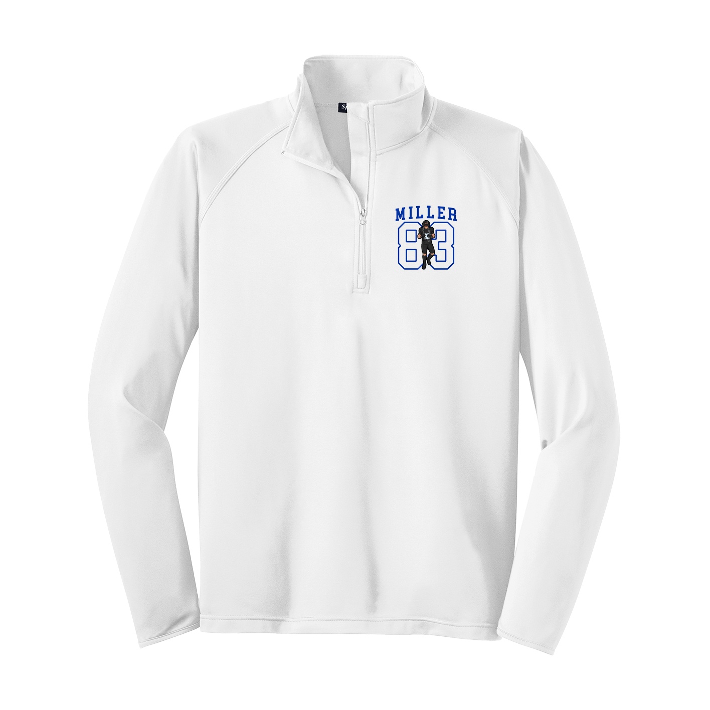 Q-Zip Pullover — Shirsey in White
