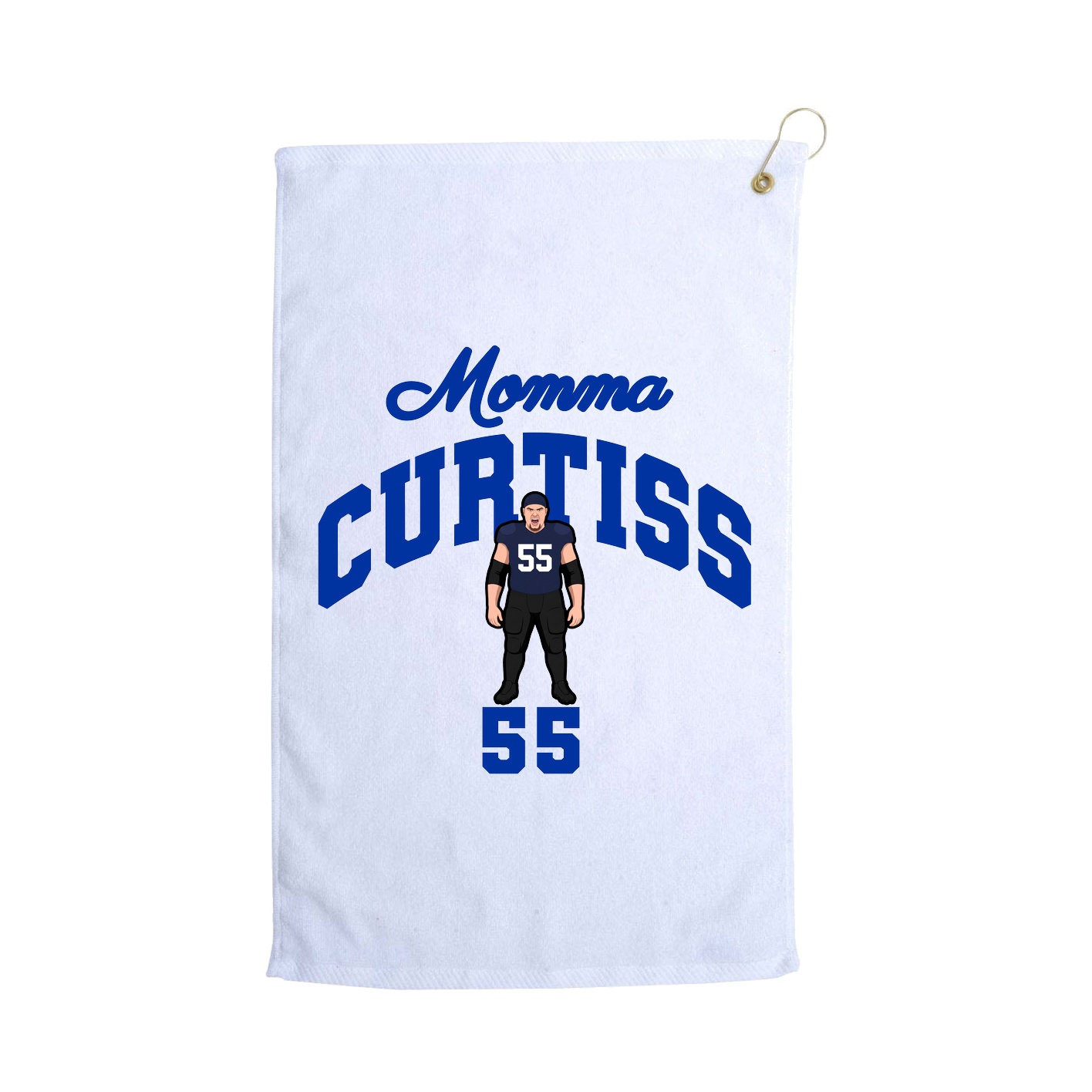 Golf Towel — Mothers Day Arch in White