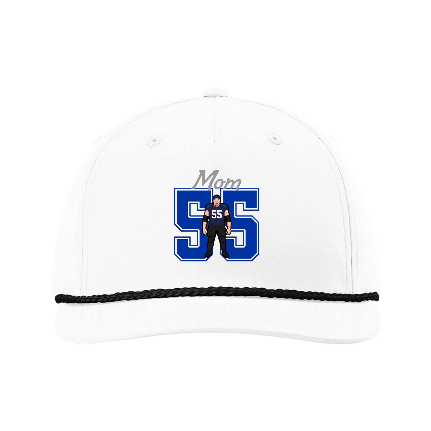 Five-Panel Classic Rope Cap — Mothers Day Shirsey in White