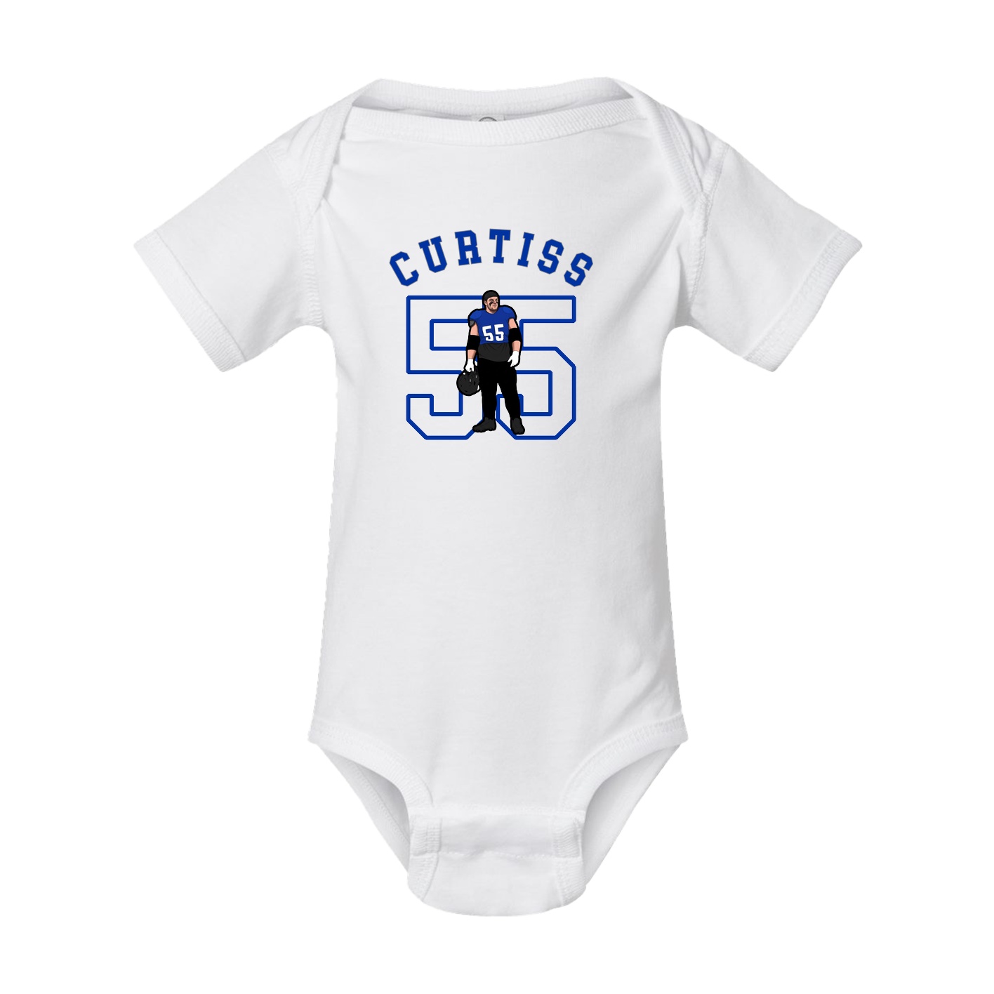 Baby Onesie — Shirsey Arch in White
