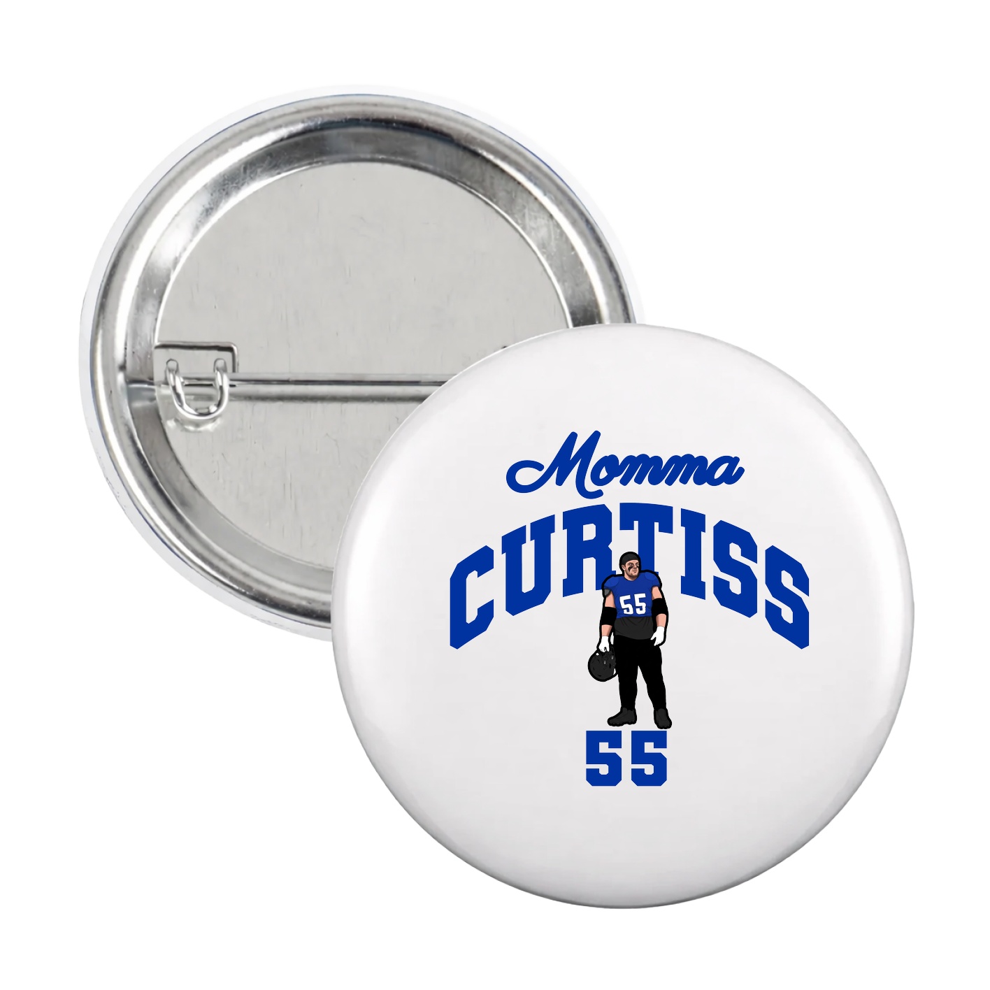 Game Day Button — Mothers Day Arch in White
