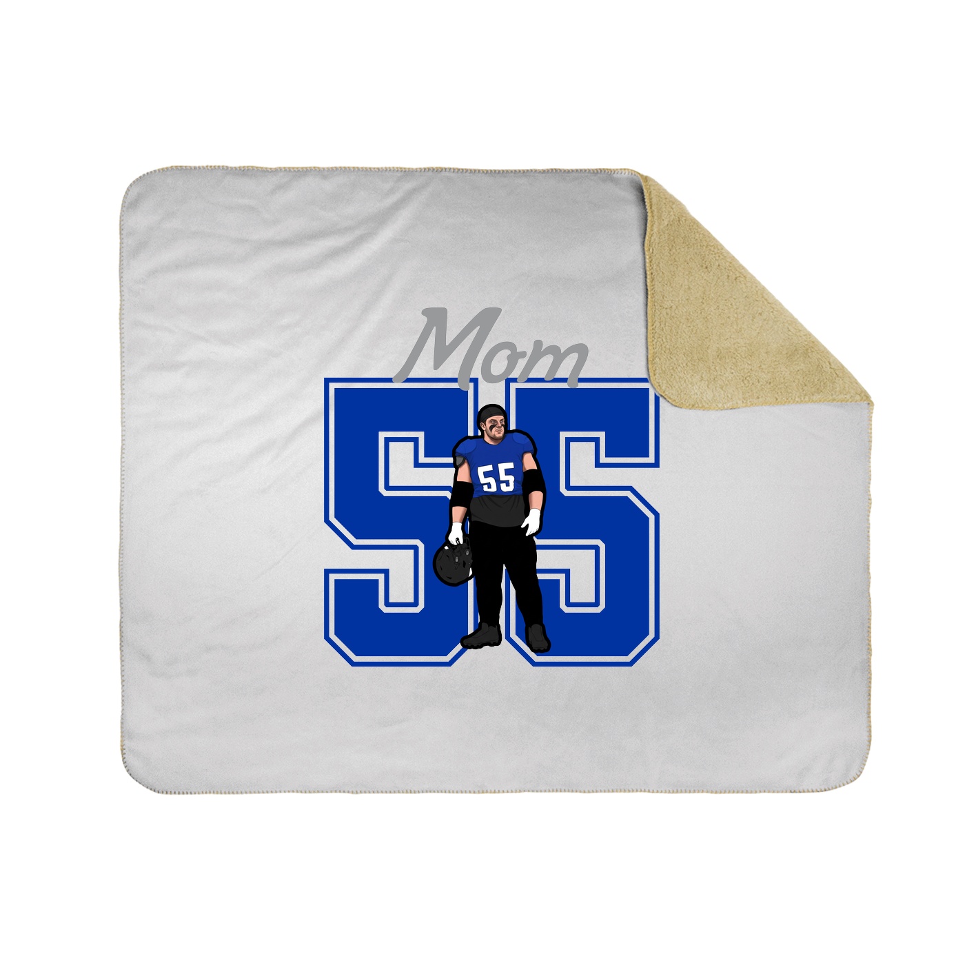 Throw Blanket — Mothers Day Shirsey in White