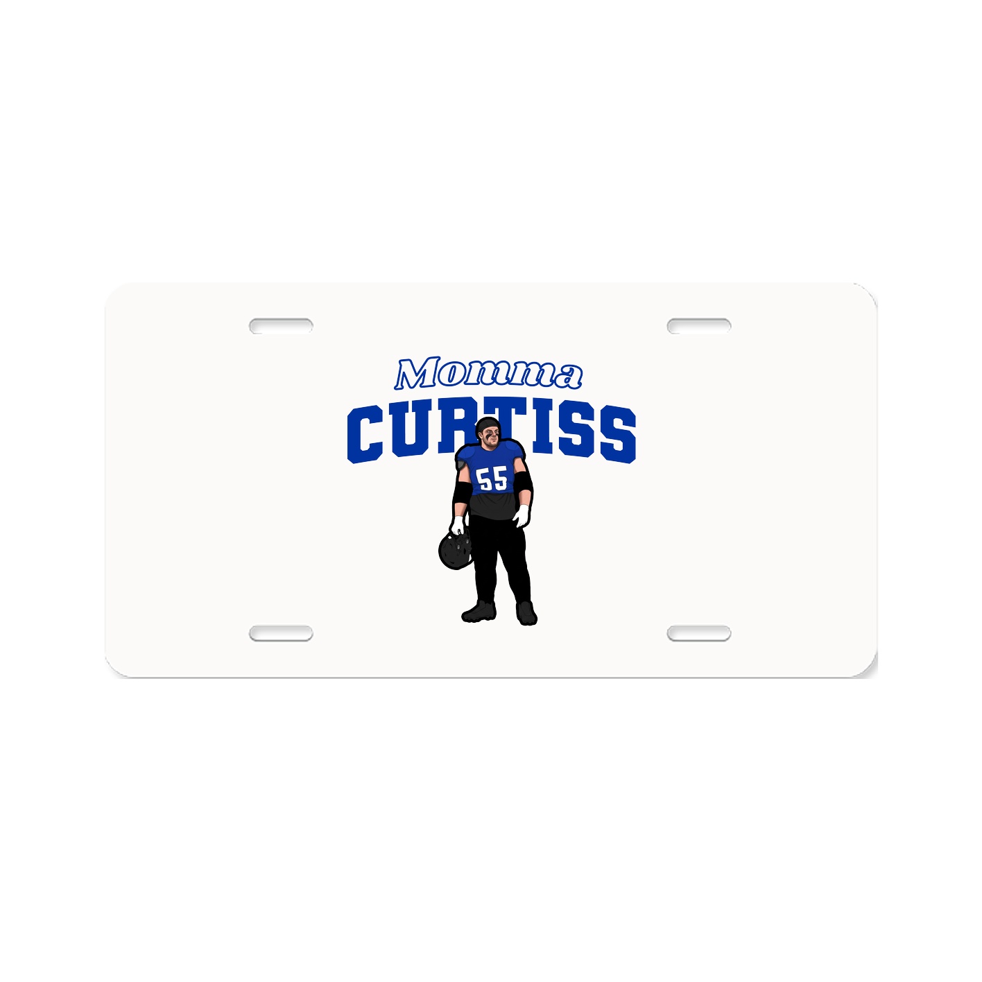 License Plate — Mothers Day Block in Classic