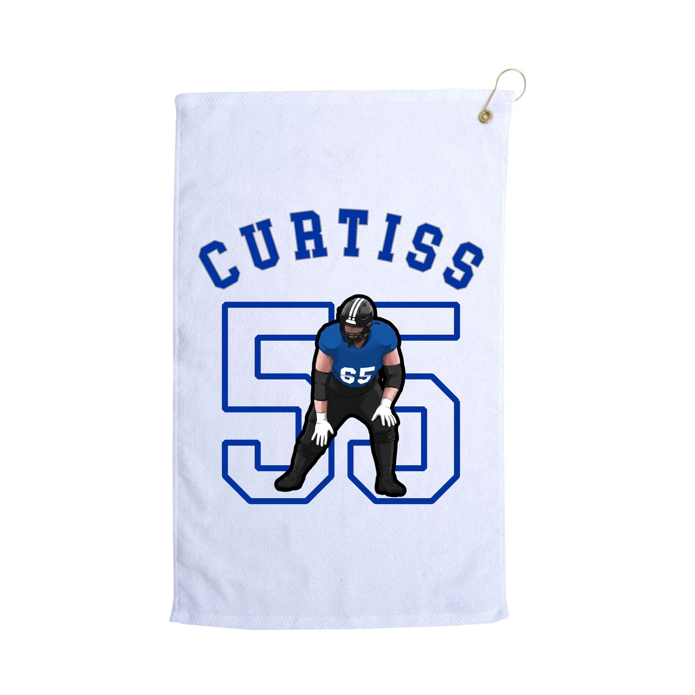 Golf Towel — Shirsey Arch in White