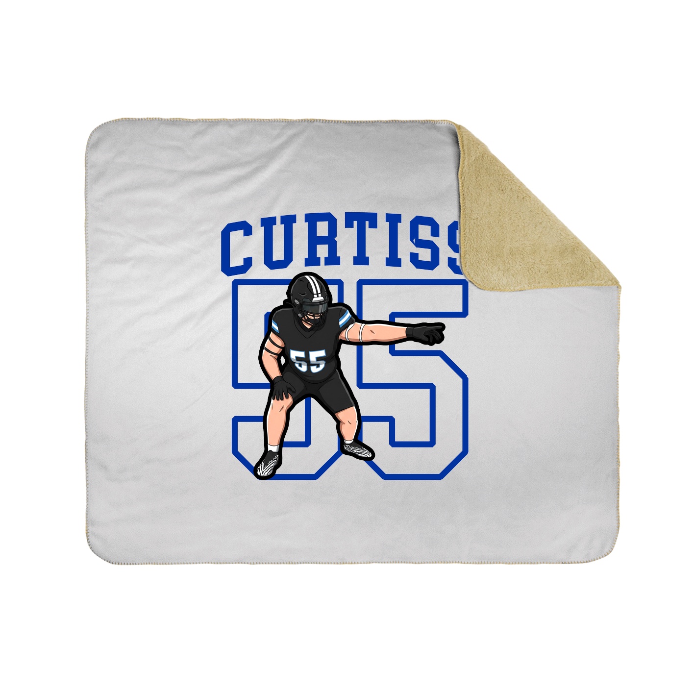 Throw Blanket — Shirsey in White