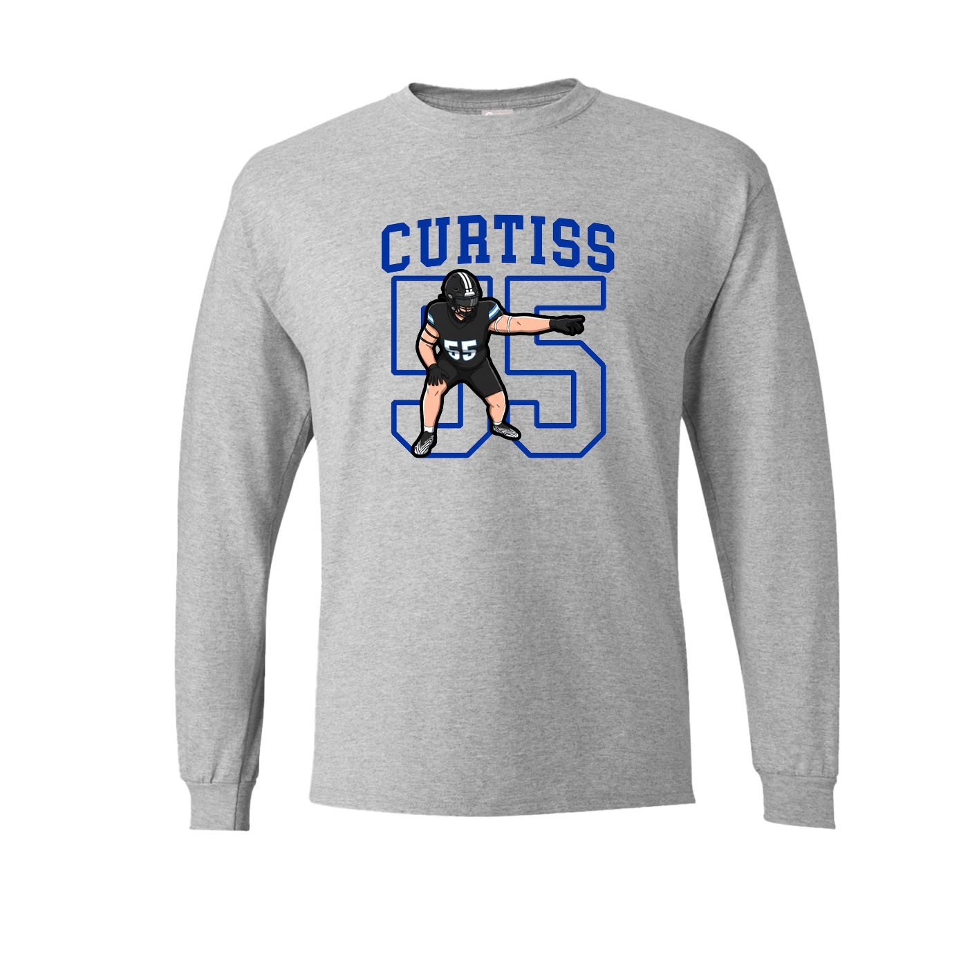 Long Sleeve Tee — Shirsey in Grey