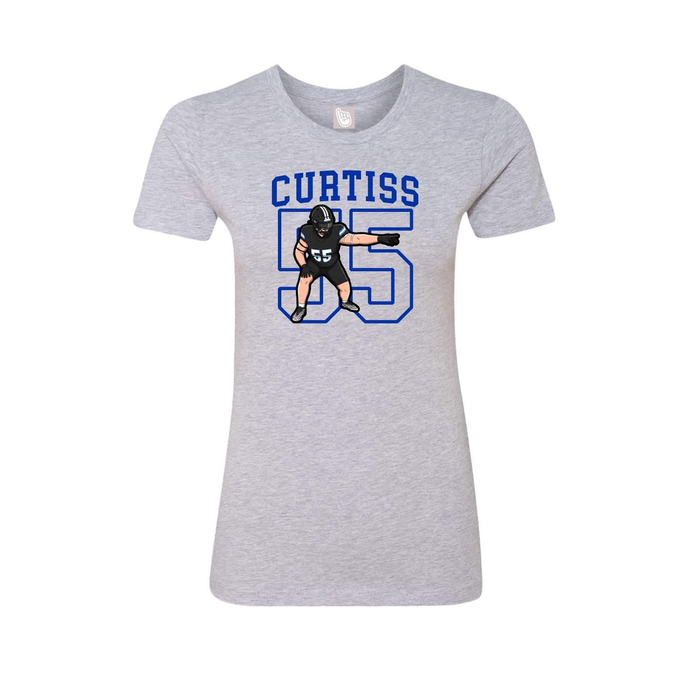 Fitted Women's Tee — Shirsey in Grey