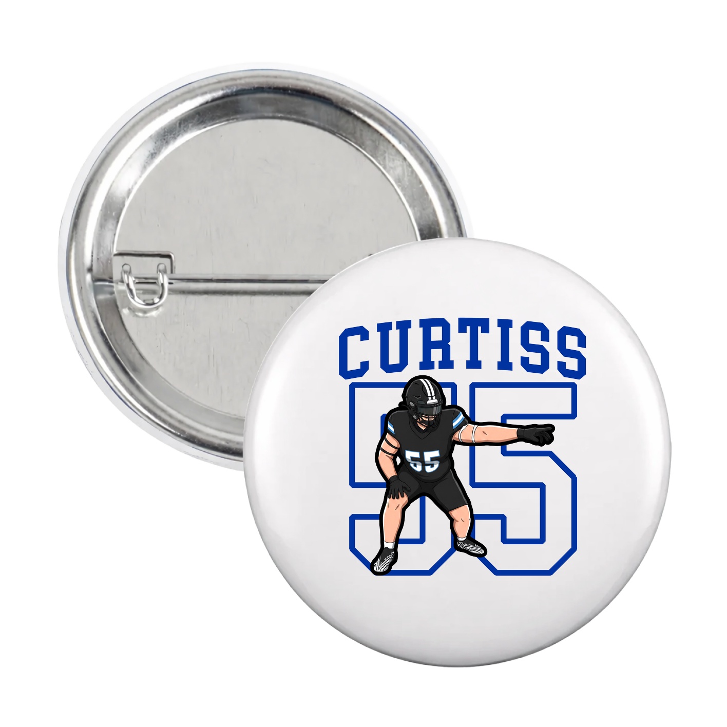 Game Day Button — Shirsey in White