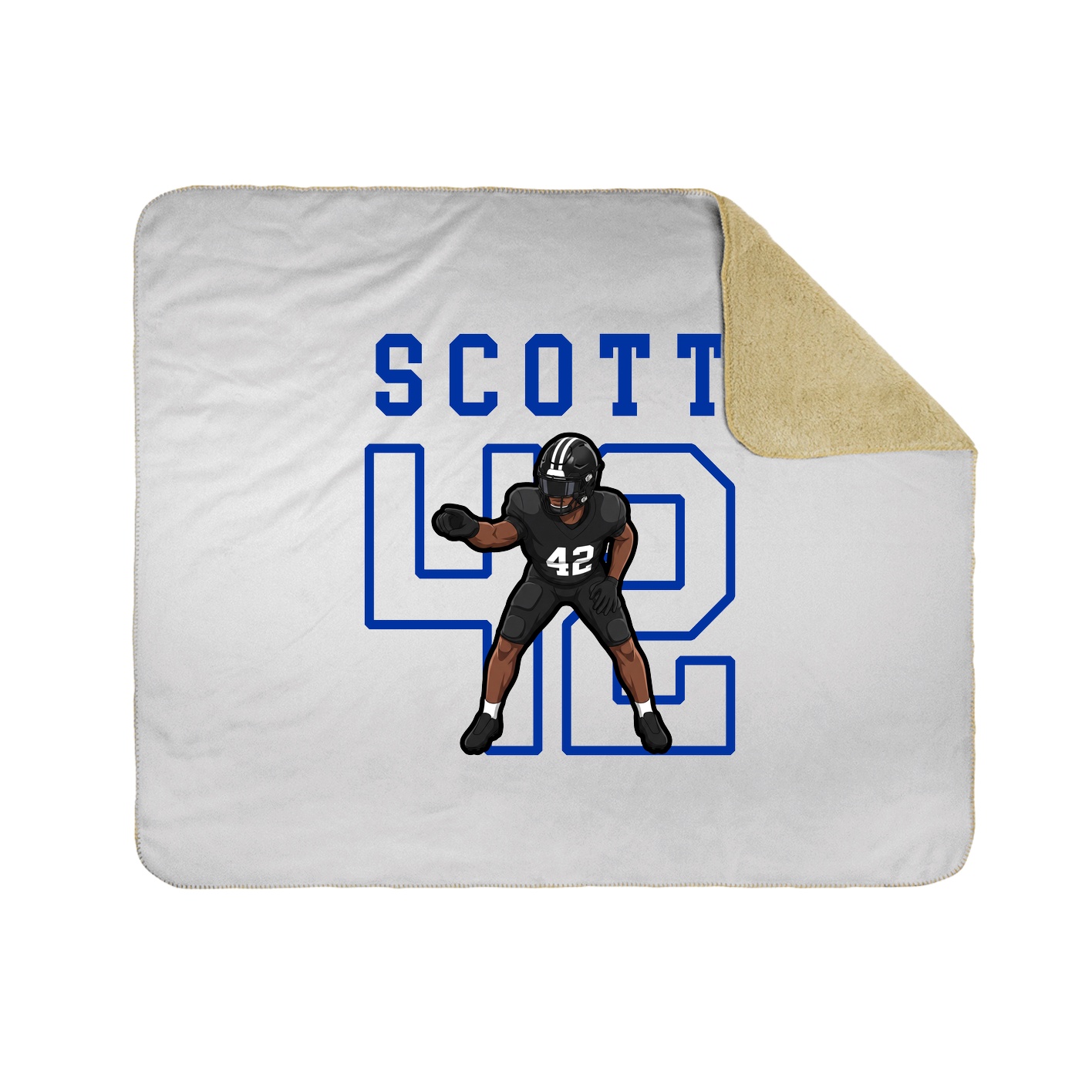Throw Blanket — Shirsey in White