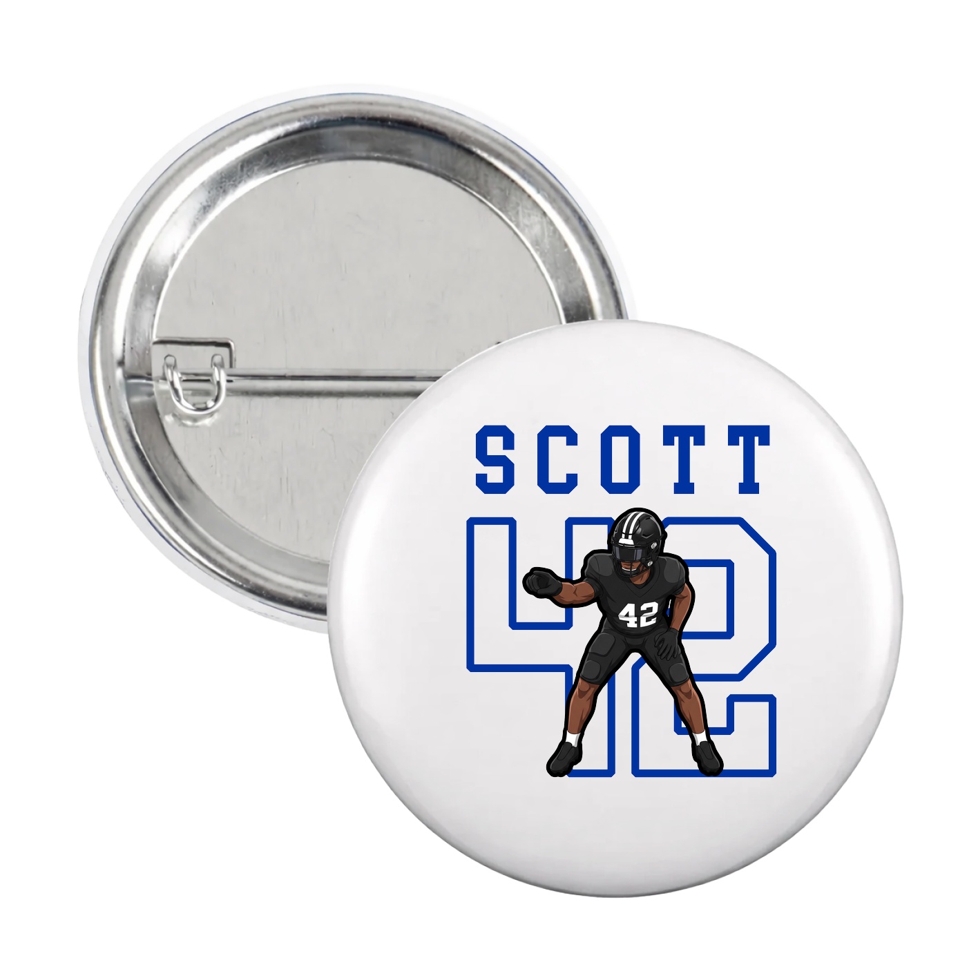 Game Day Button — Shirsey in White