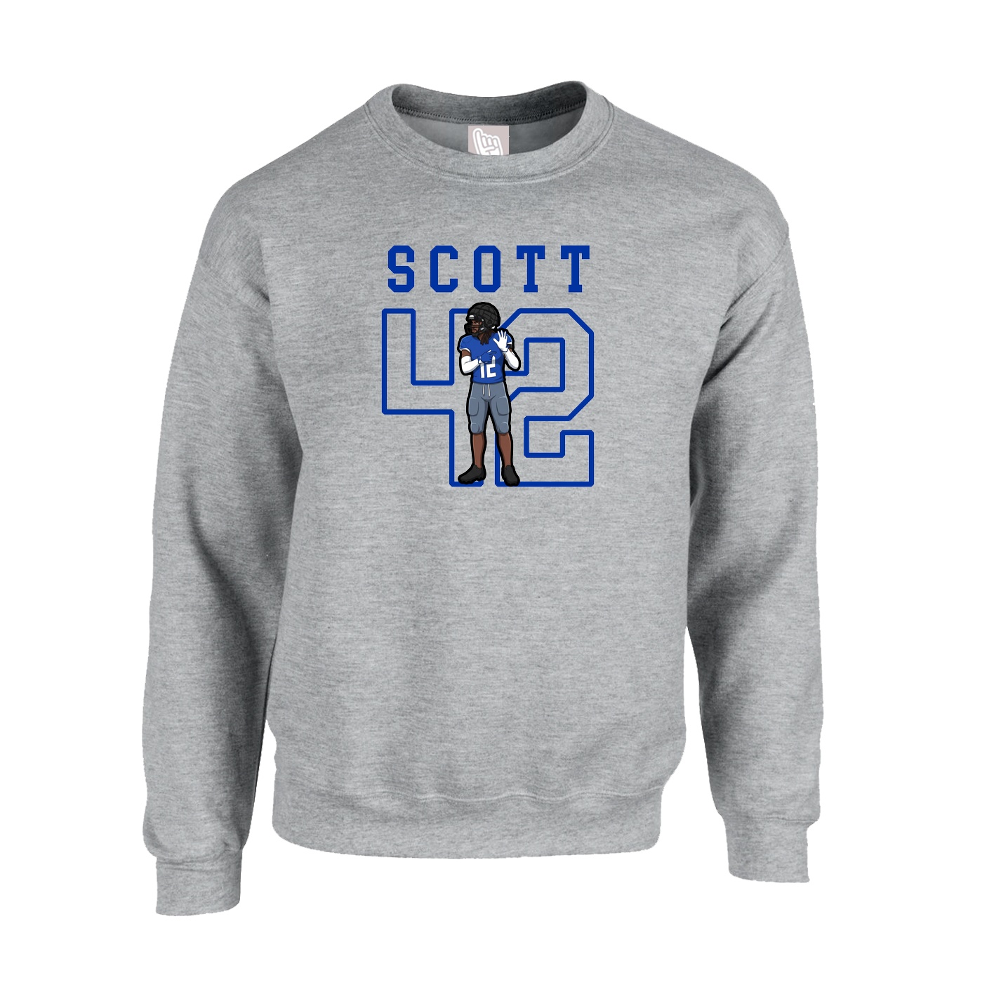 Fleece Crew — Shirsey in Grey