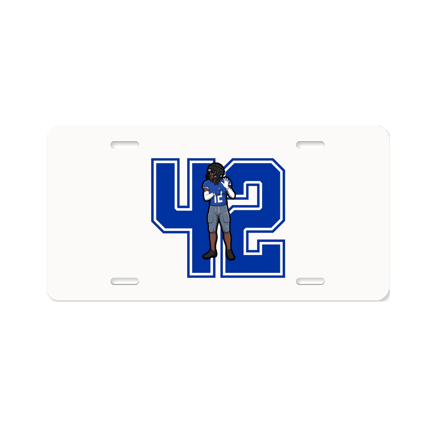 License Plate — Number in Classic