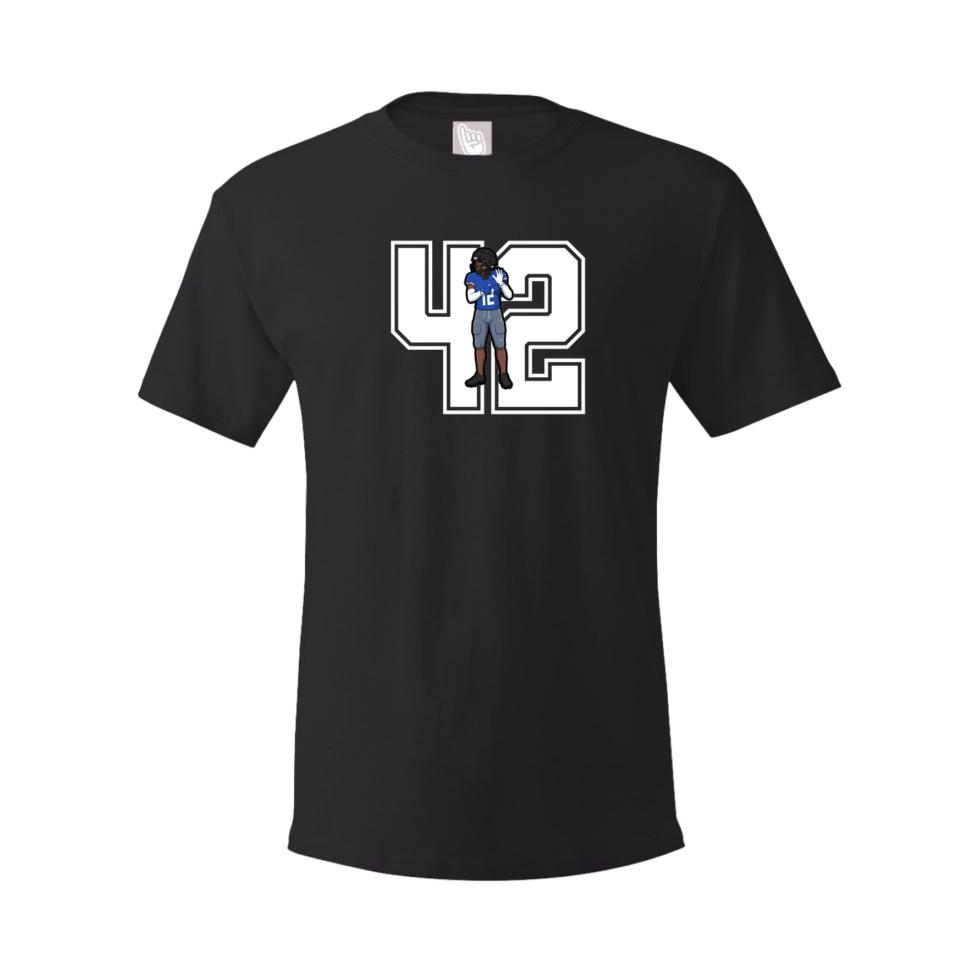 Youth Tee — Number in Black