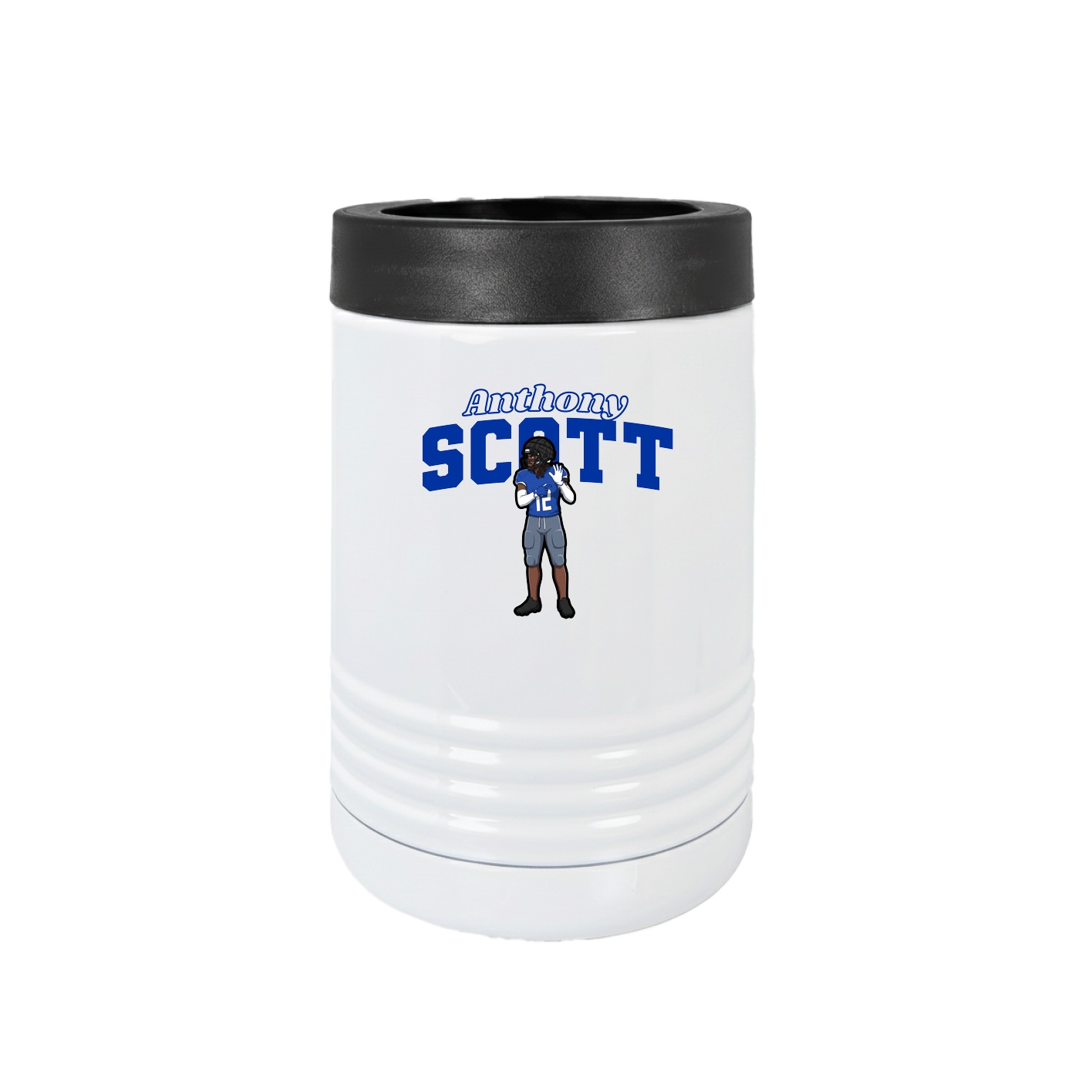 Beverage Holder — Name Arch in White