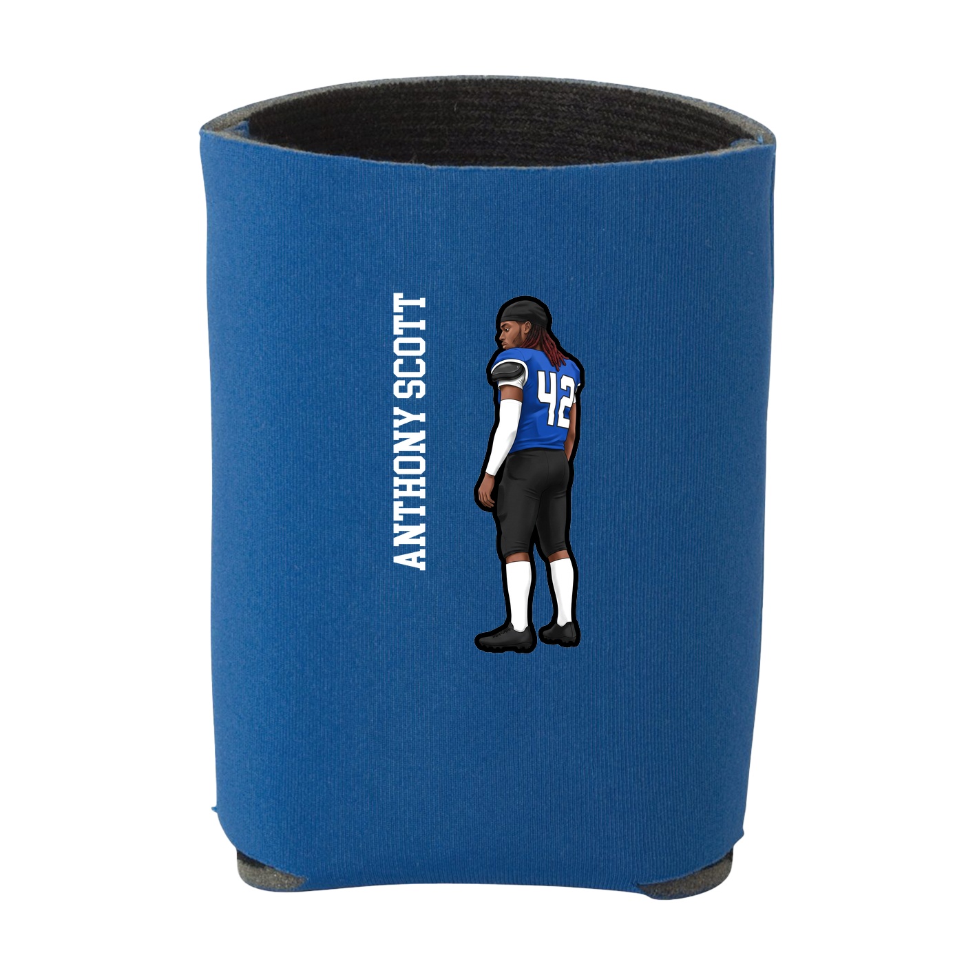 Can Holder — Name Vertical in Royal
