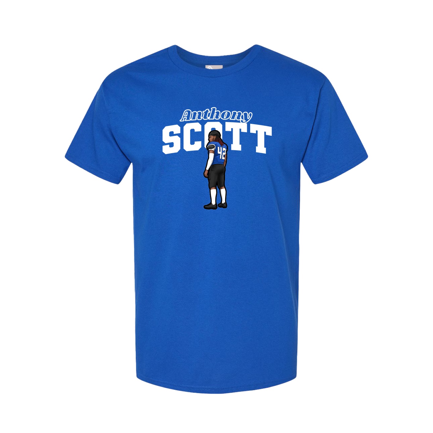 Tee — Name Arch in Royal